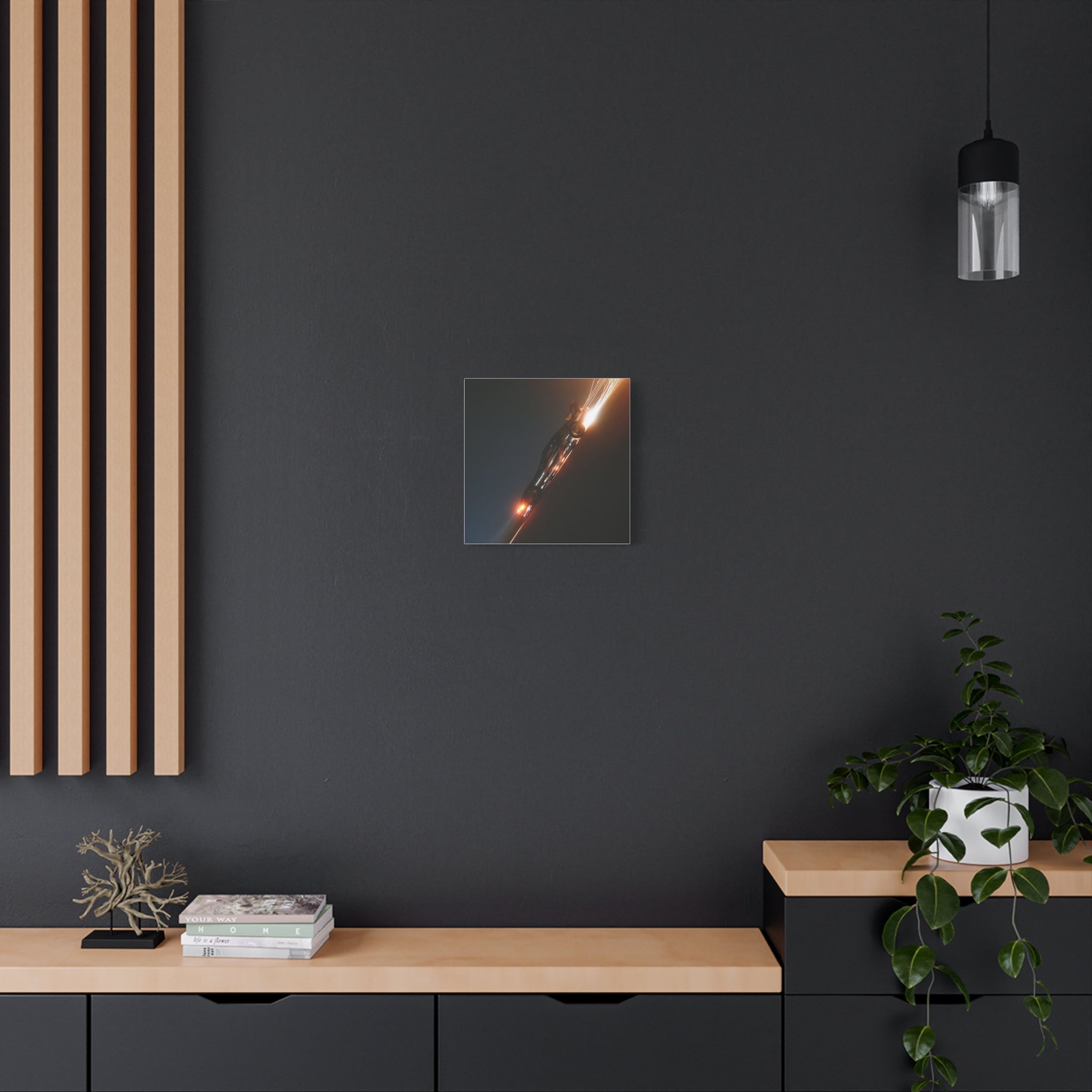 Speed matte canvas print