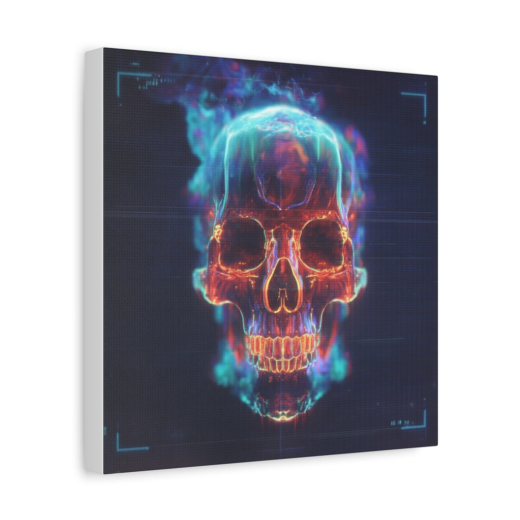 Heat signature matte canvas print