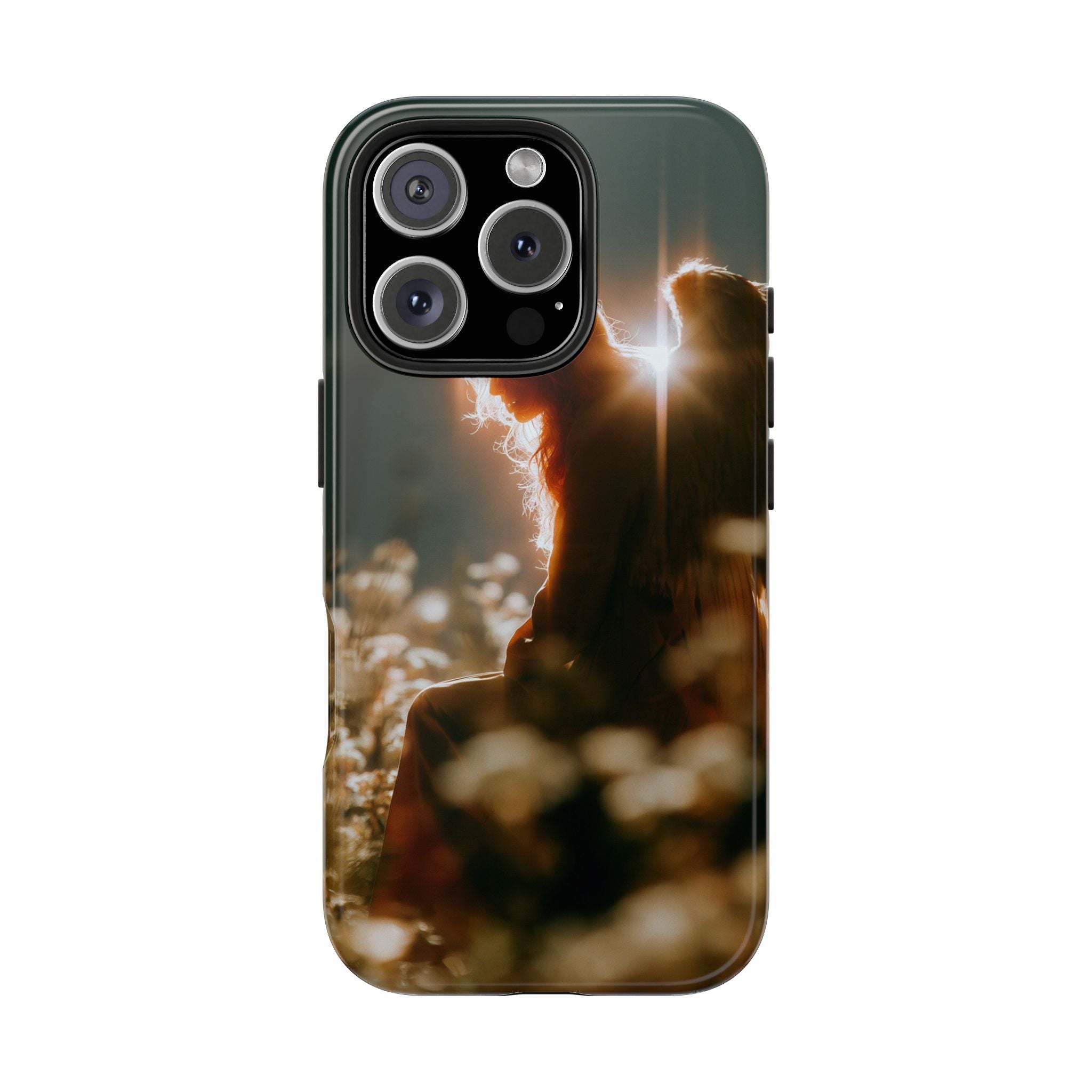 Thoughtful angel phone case