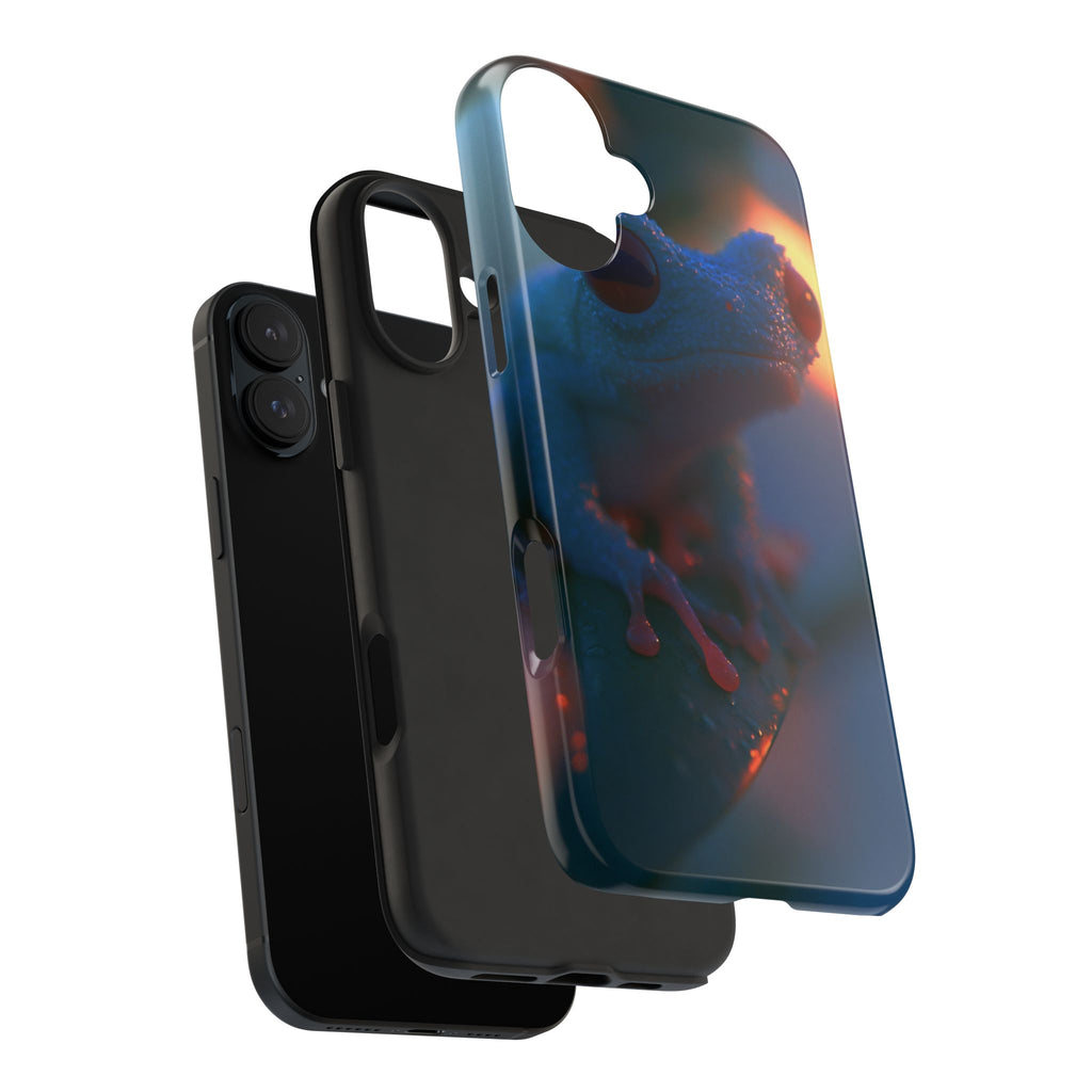 Sunset treefrog phone case
