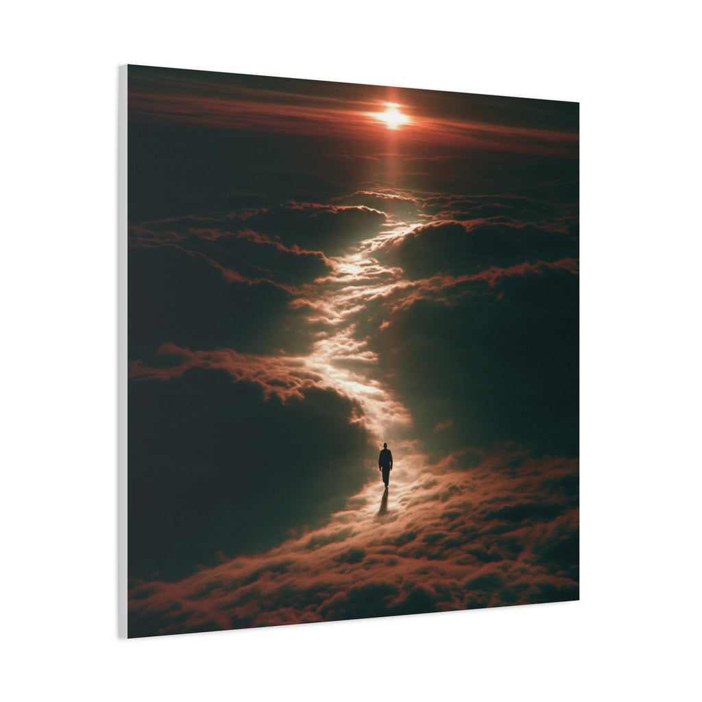 Cloud walker matte canvas print
