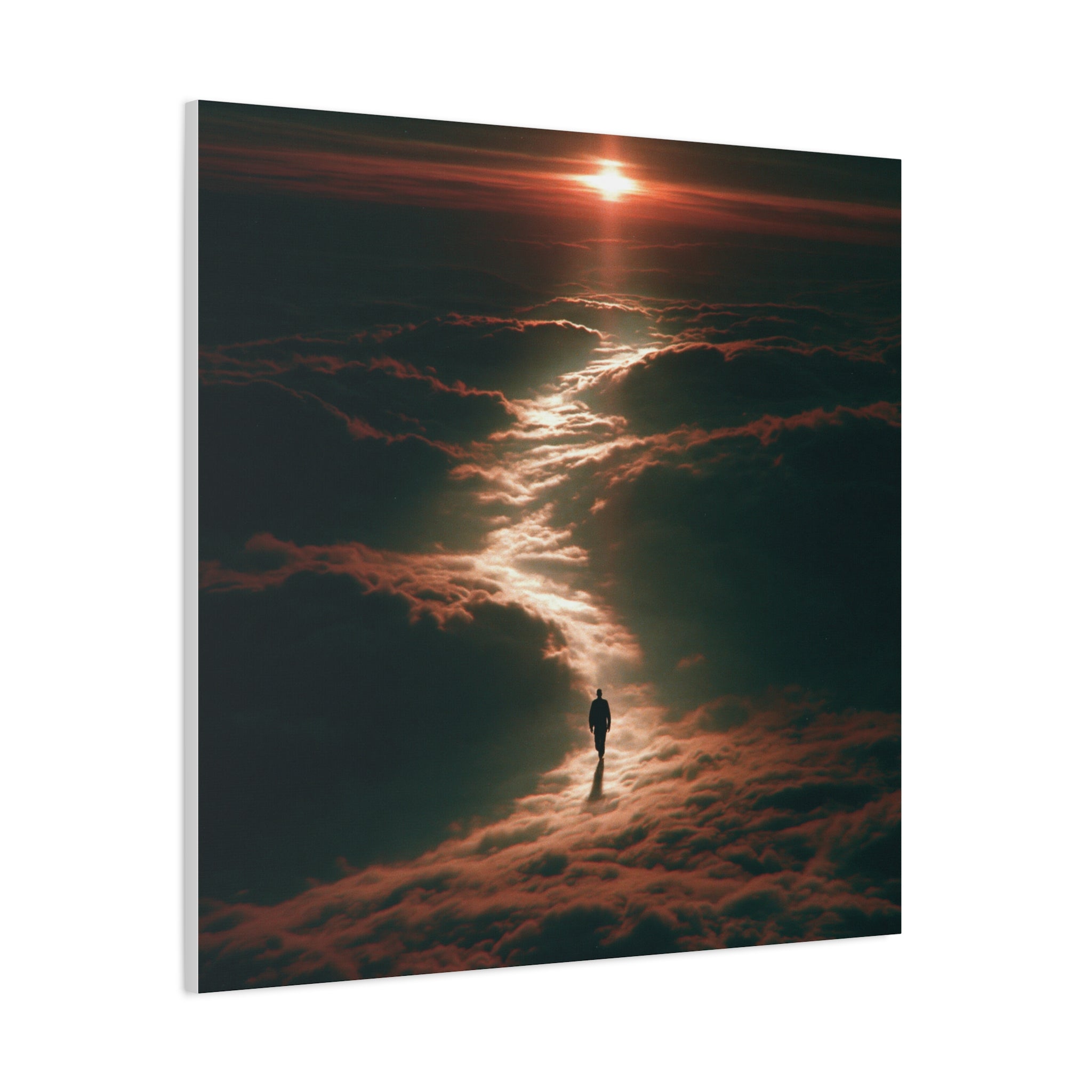 Cloud walker matte canvas print