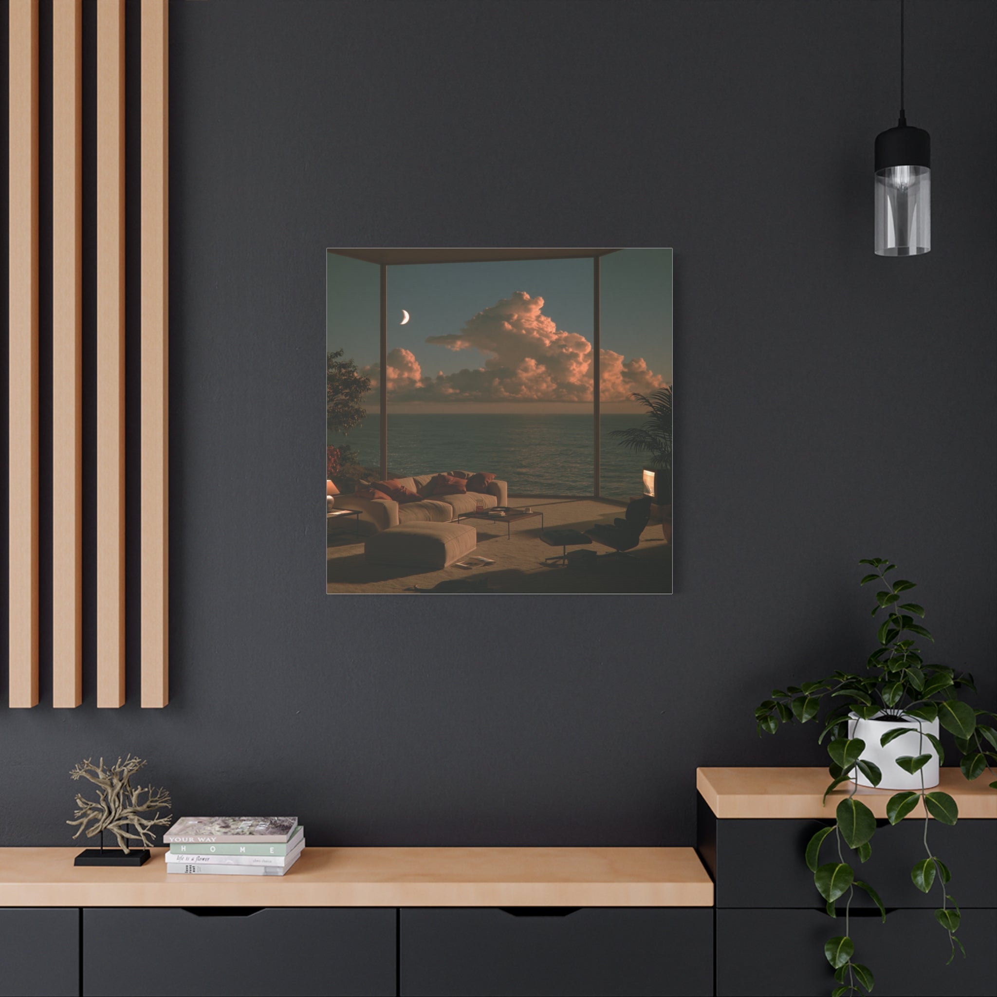 Serenity matte canvas print
