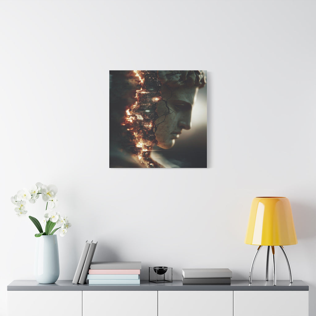Entropy matte canvas print
