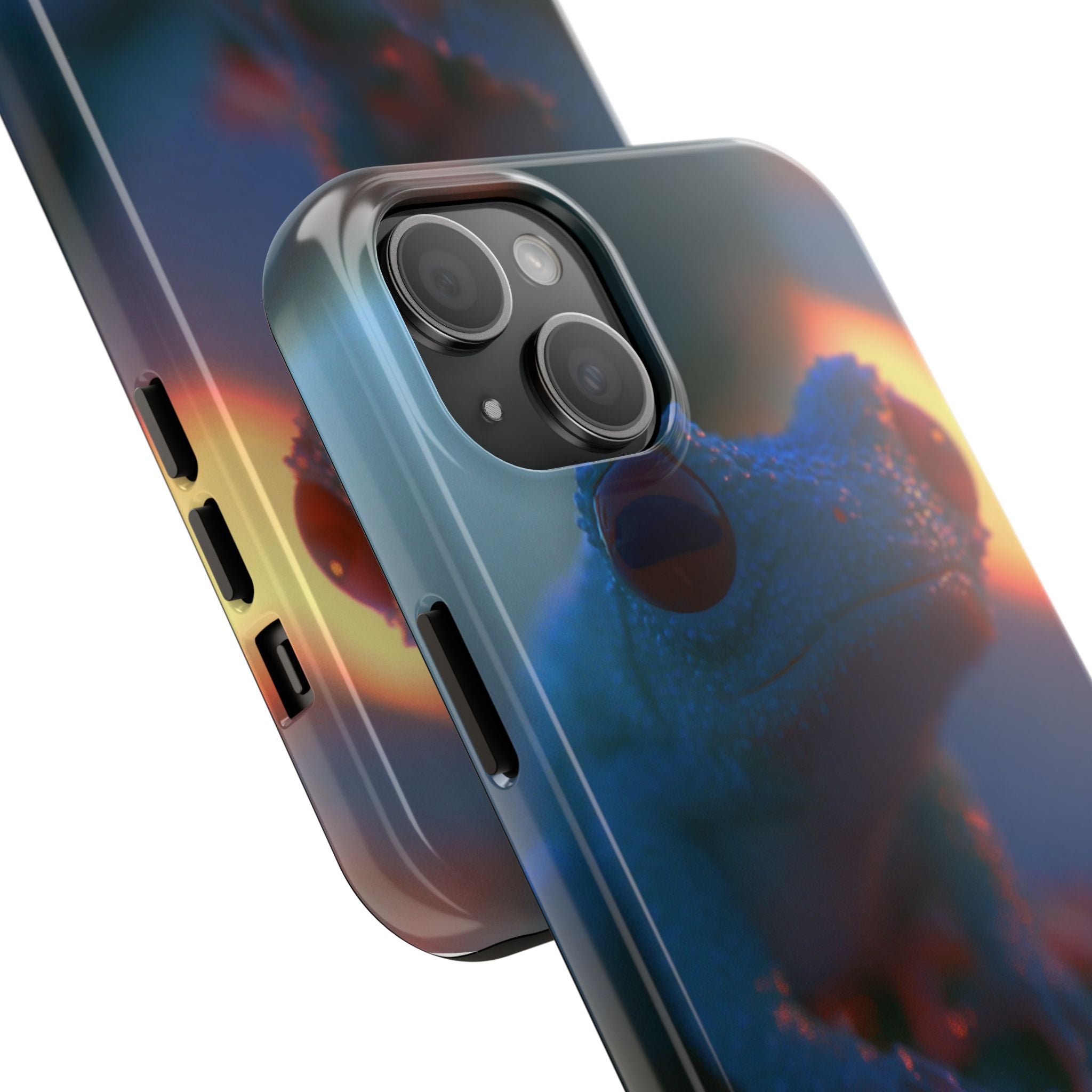 Sunset treefrog phone case