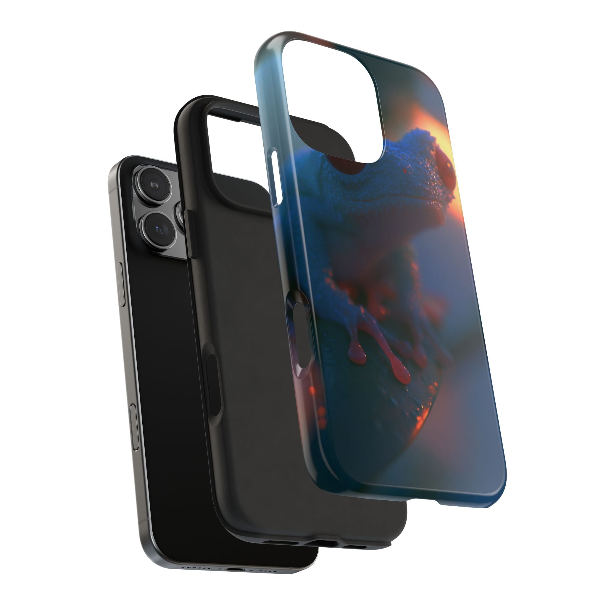 Sunset treefrog phone case