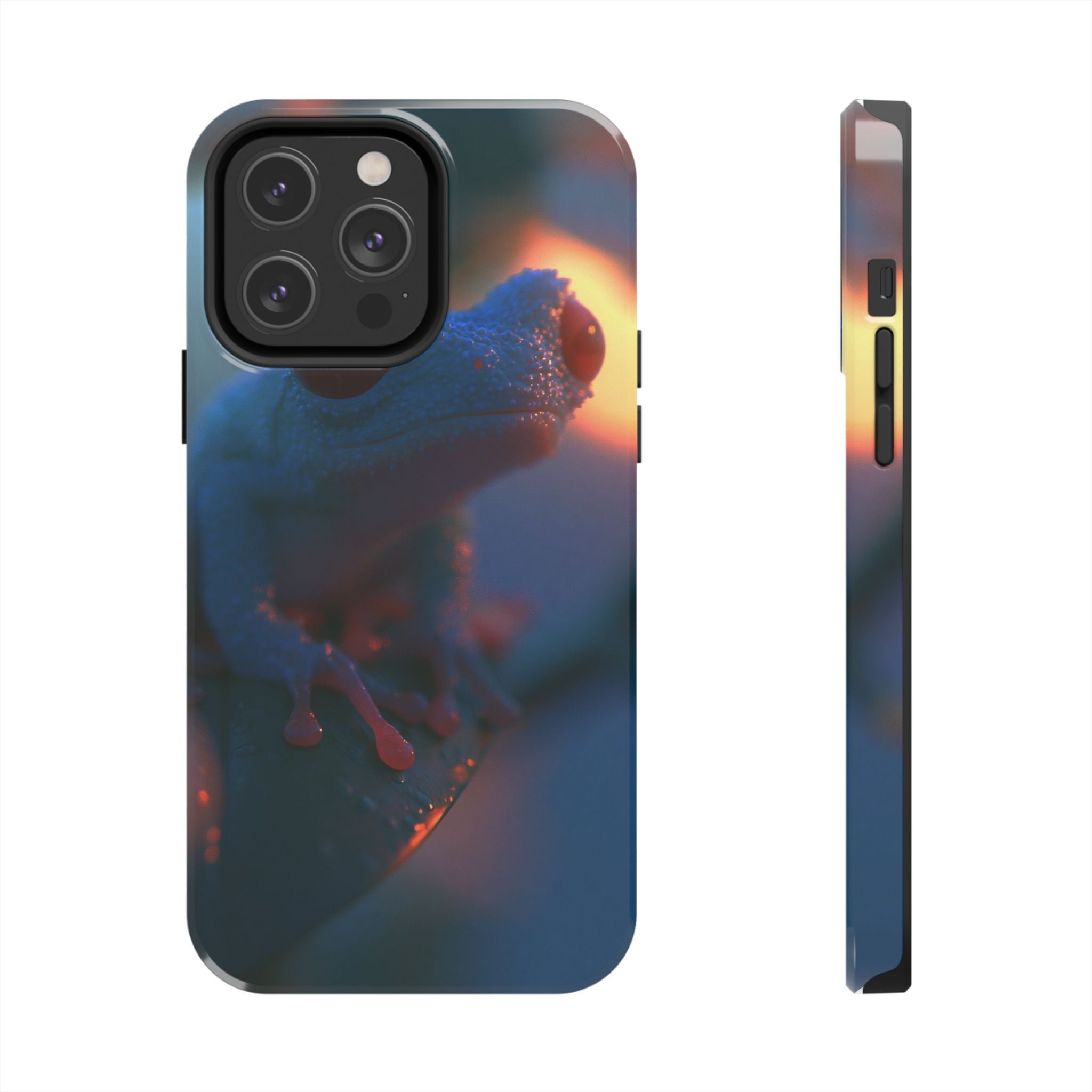 Sunset treefrog phone case