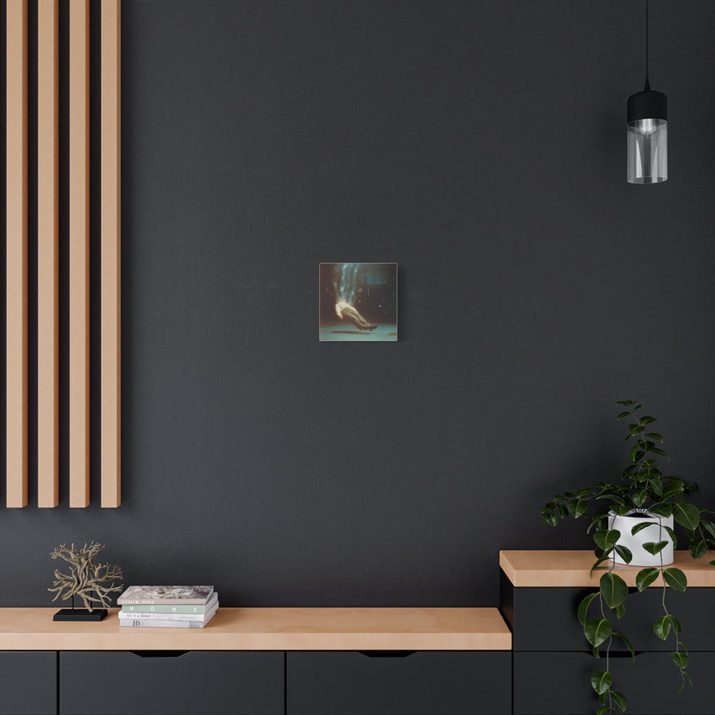 Energy drain matte canvas print