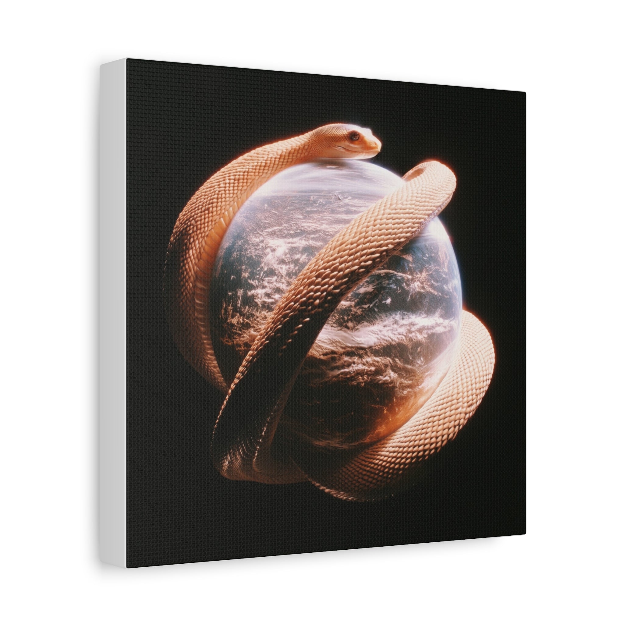 Evil world matte canvas print