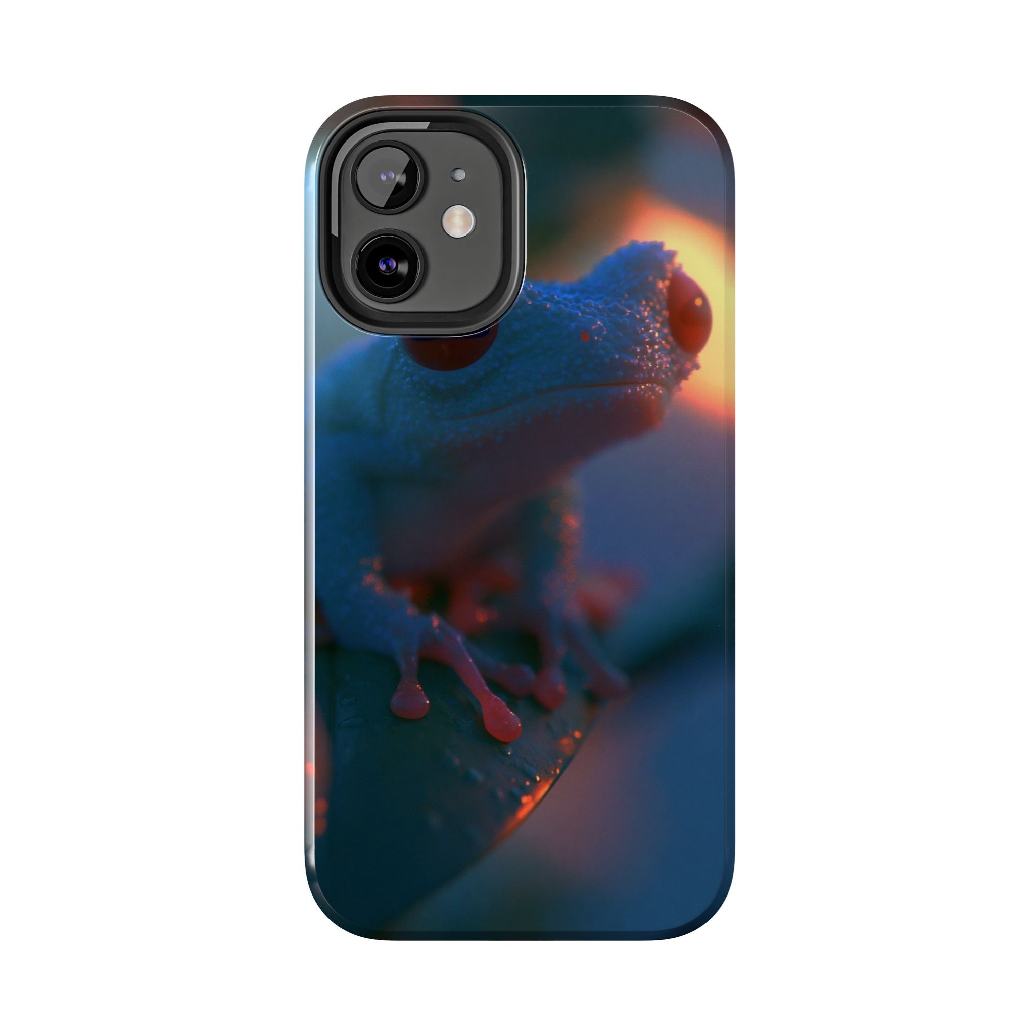 Sunset treefrog phone case