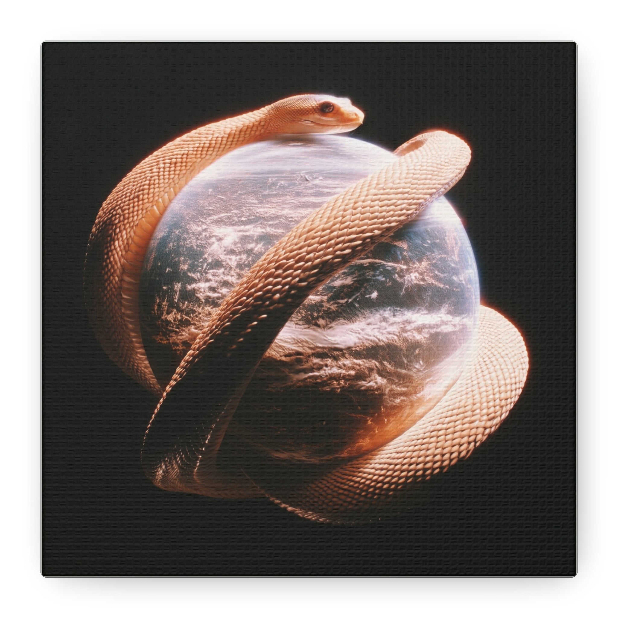 Evil world matte canvas print