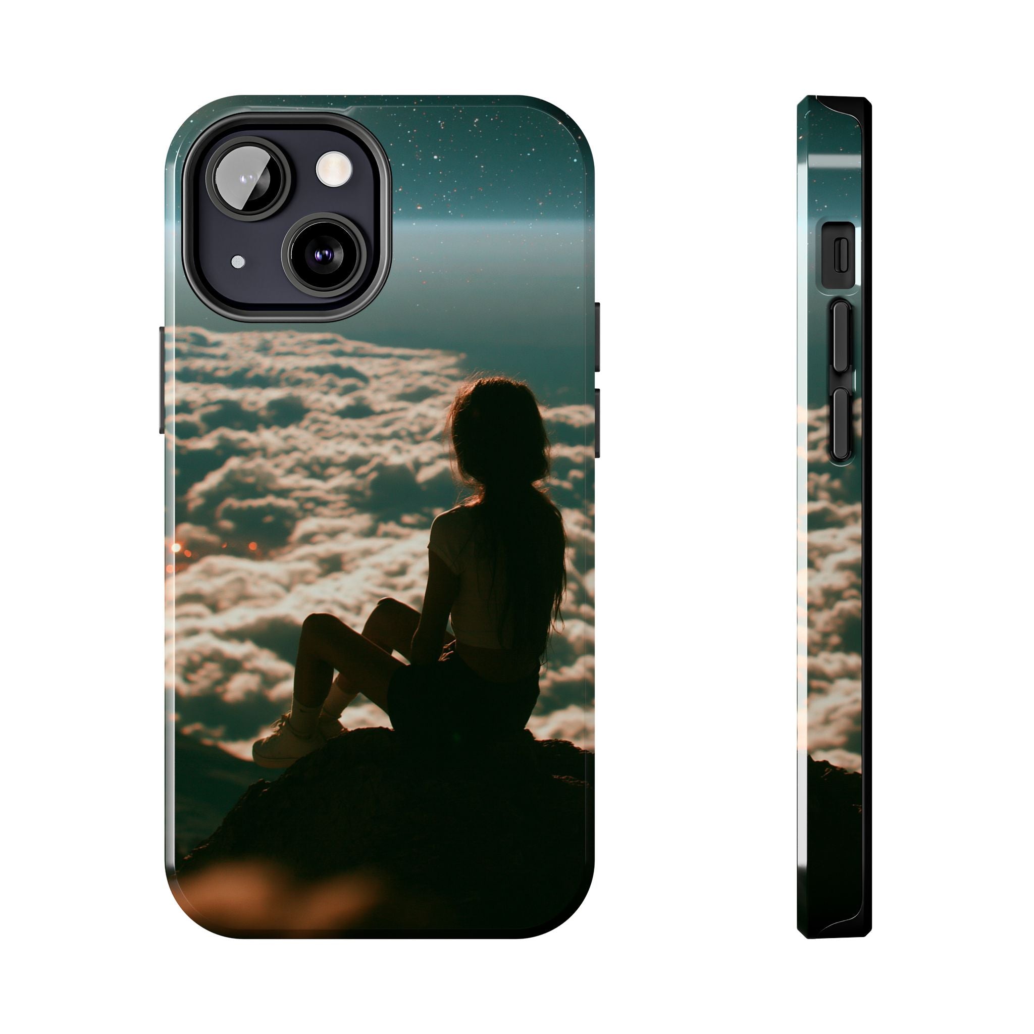 Lonely girl phone case