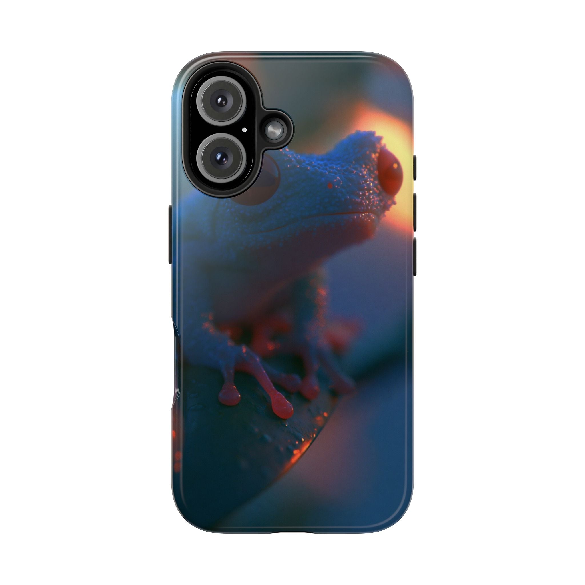 Sunset treefrog phone case