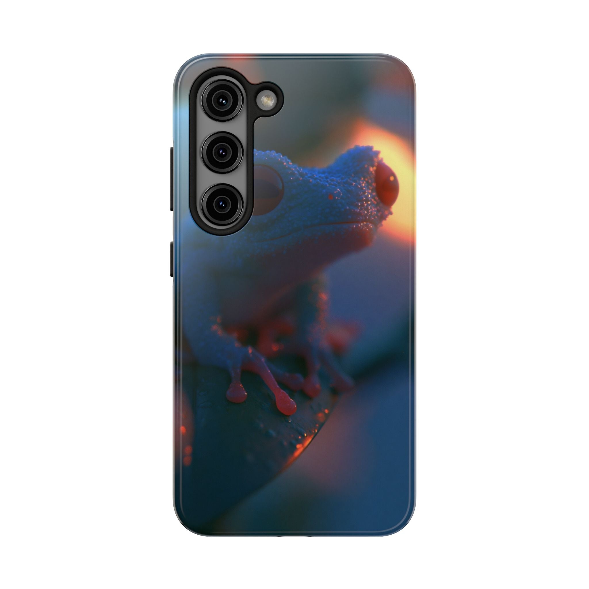 Sunset treefrog phone case