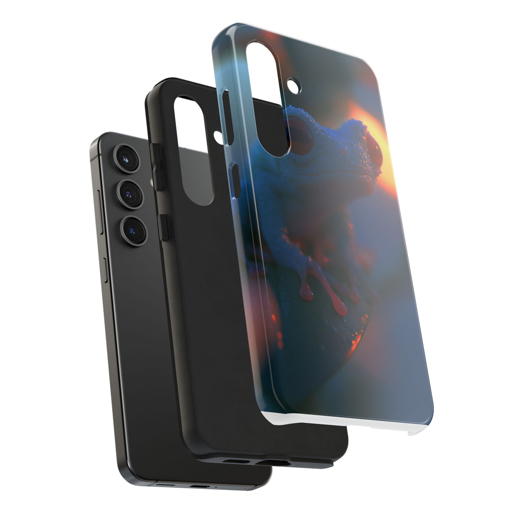 Sunset treefrog phone case
