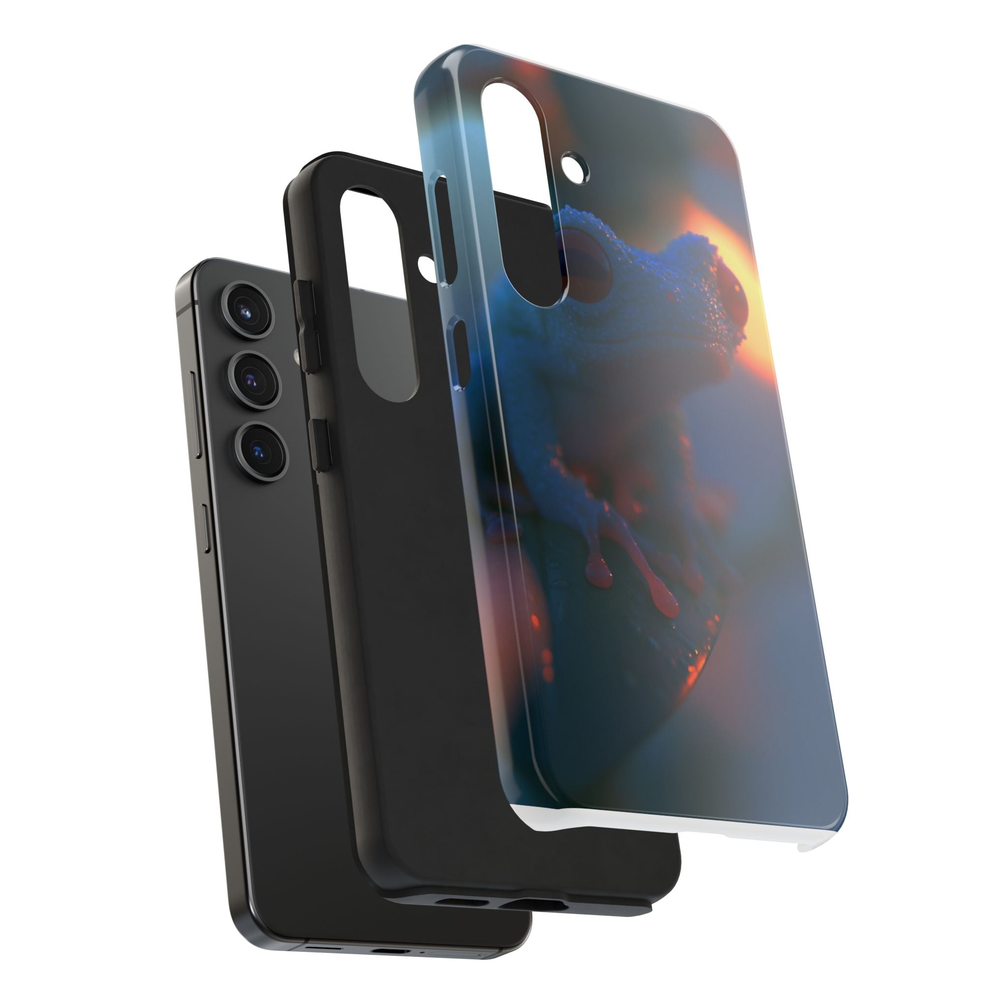 Sunset treefrog phone case