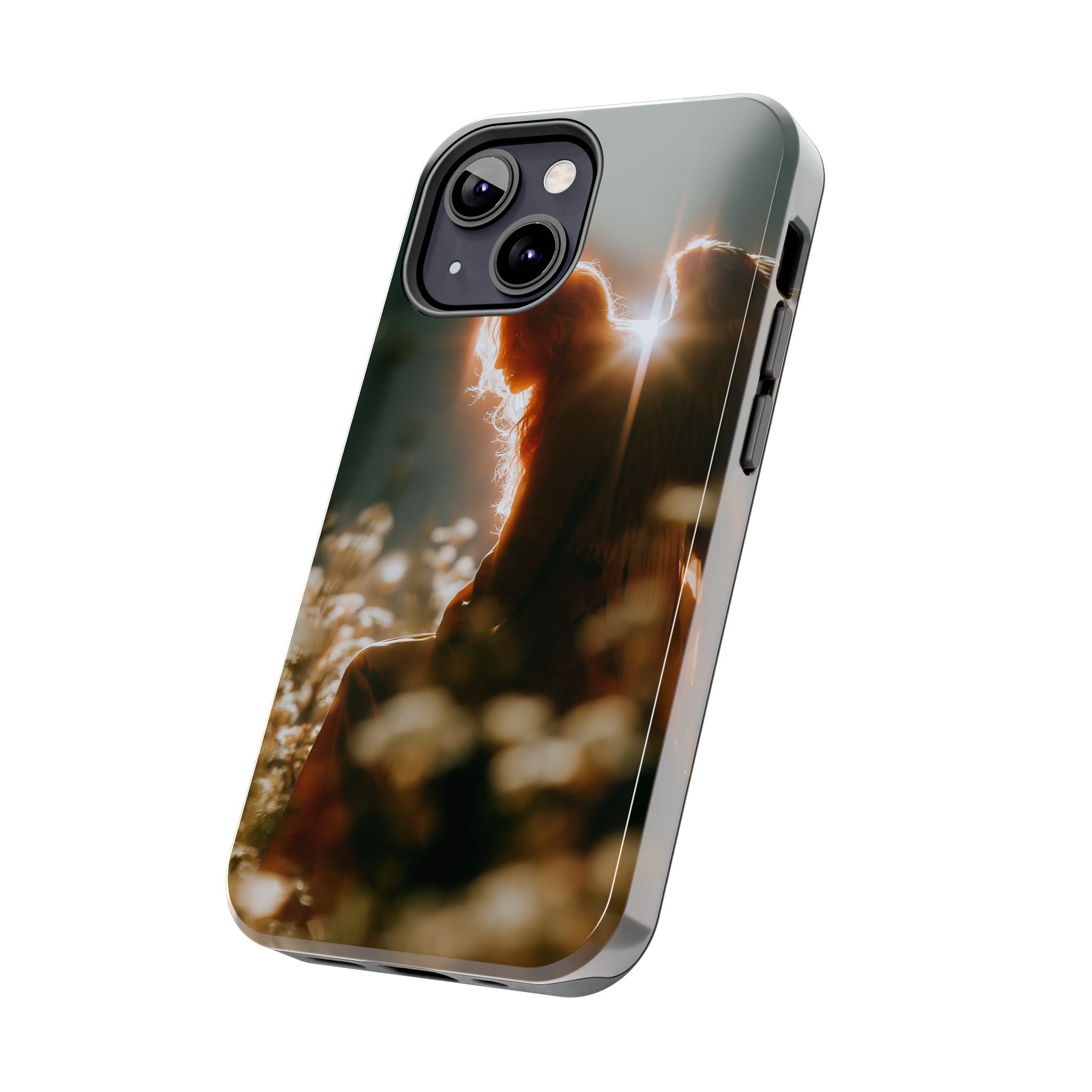 Thoughtful angel phone case