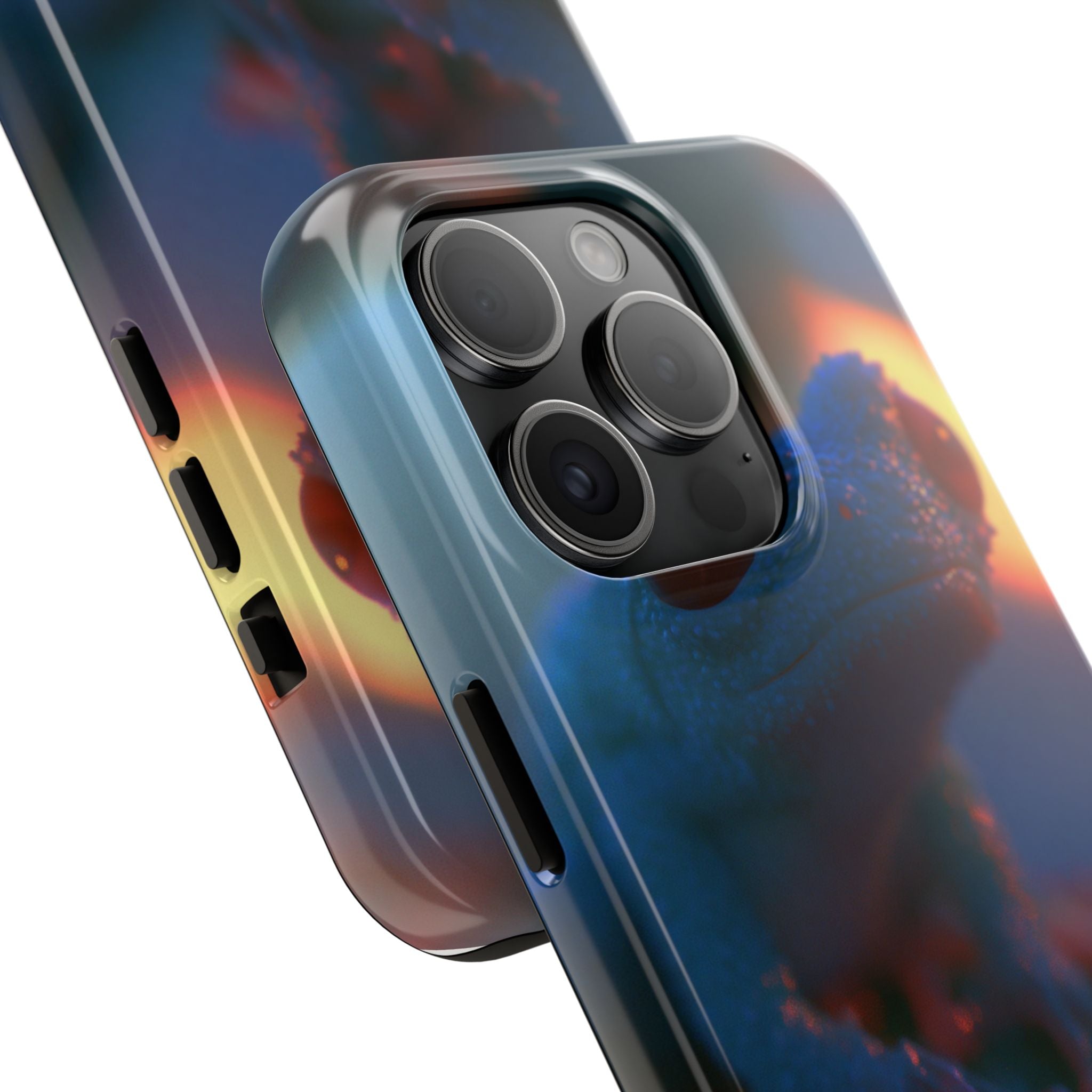 Sunset treefrog phone case
