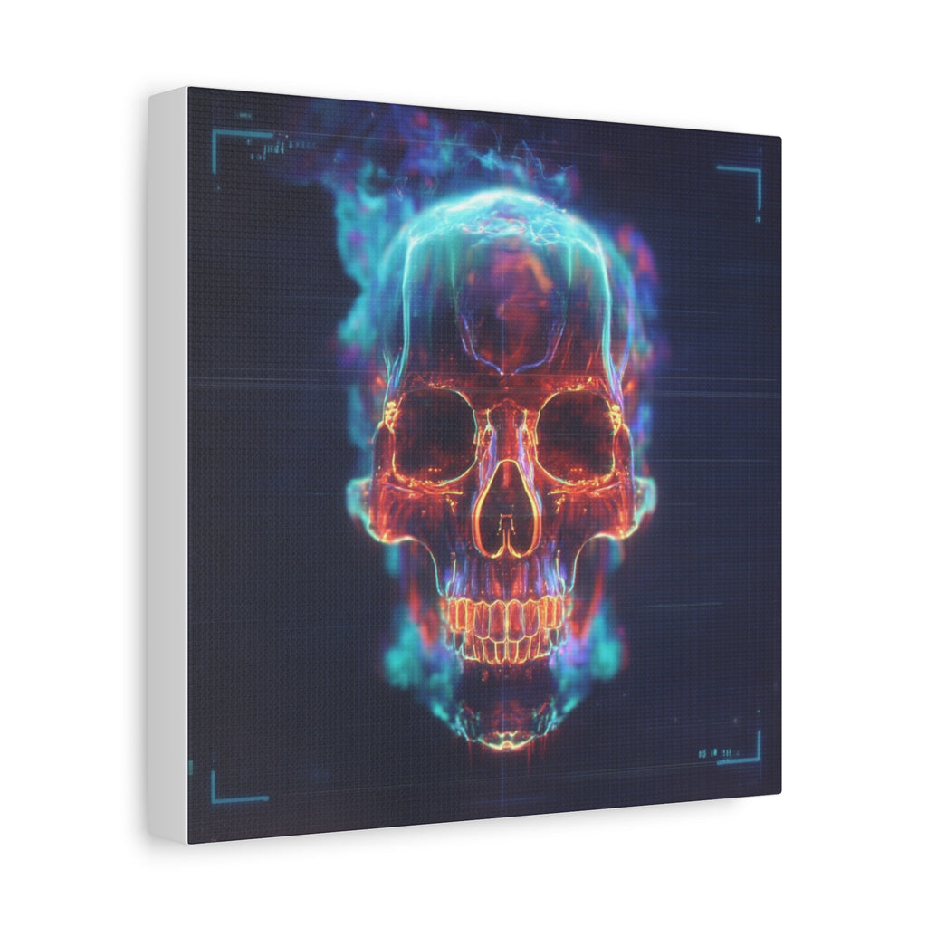 Heat signature matte canvas print