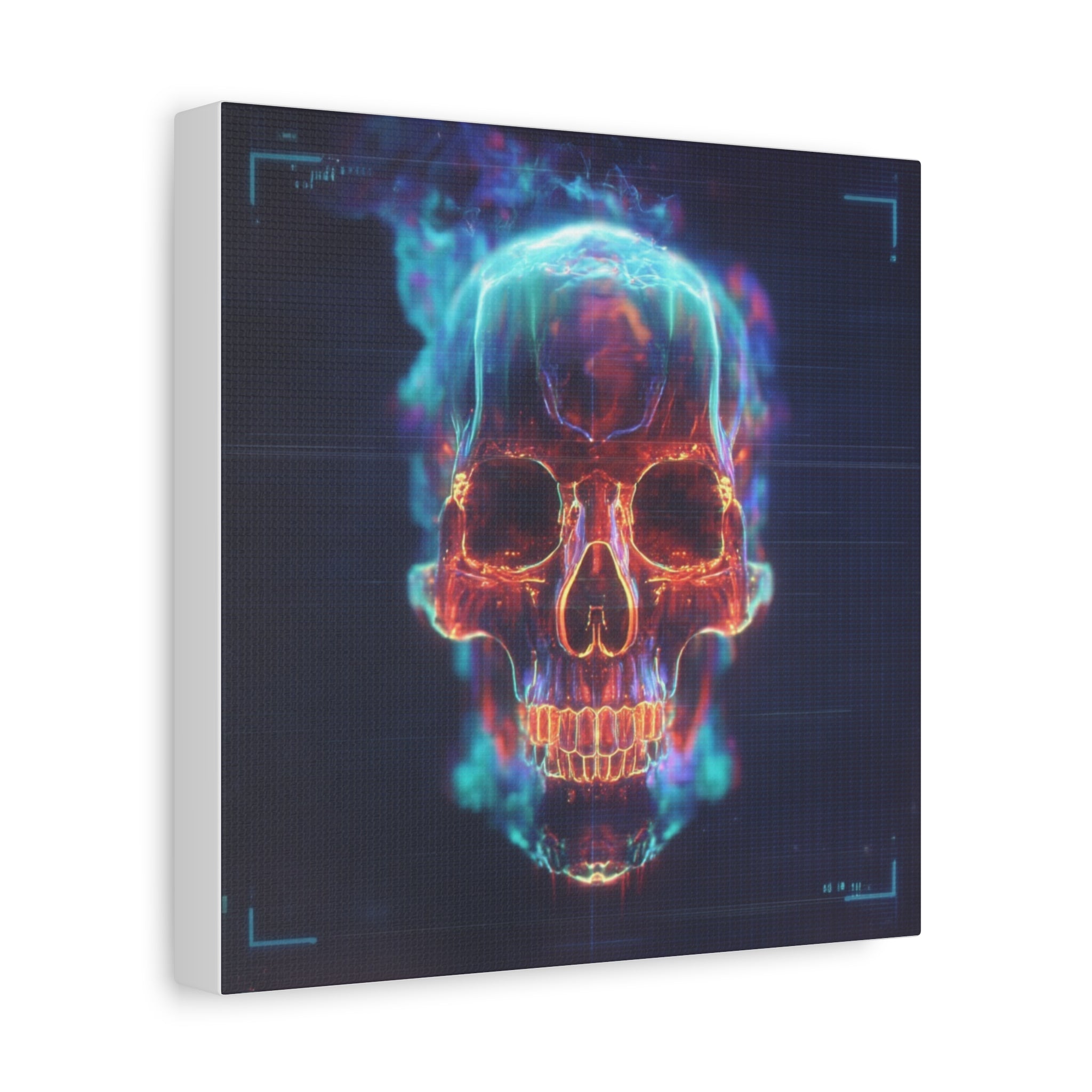 Heat signature matte canvas print