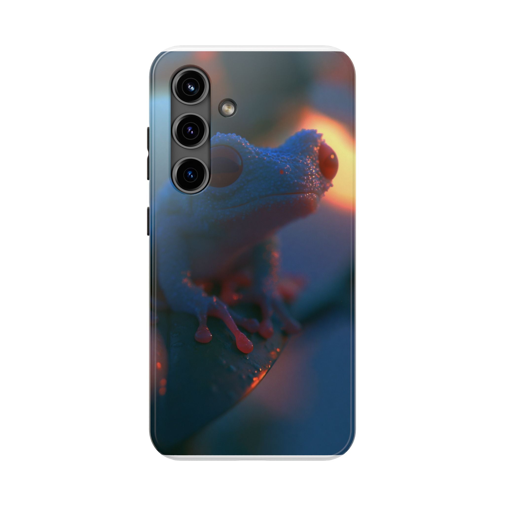 Sunset treefrog phone case