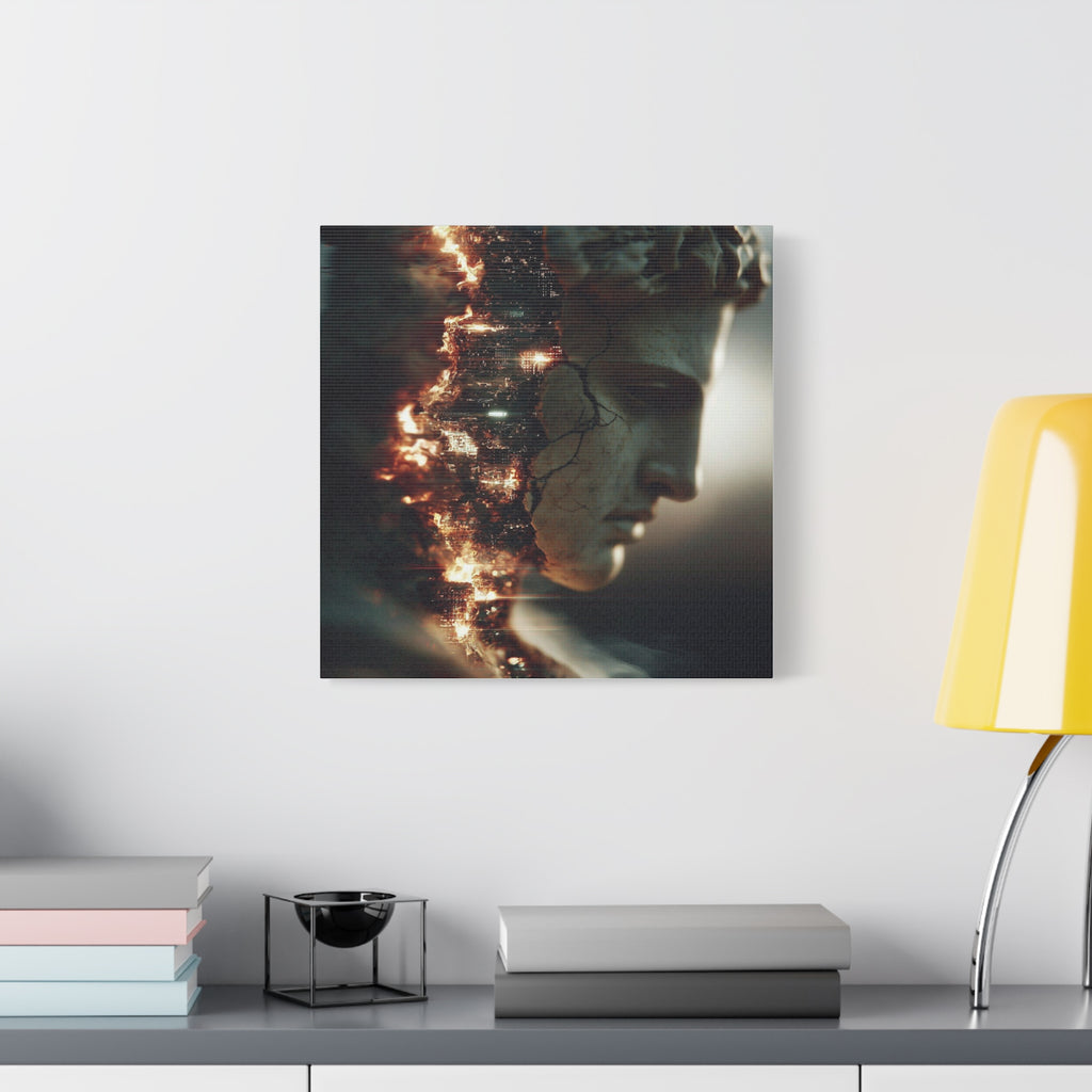 Entropy matte canvas print