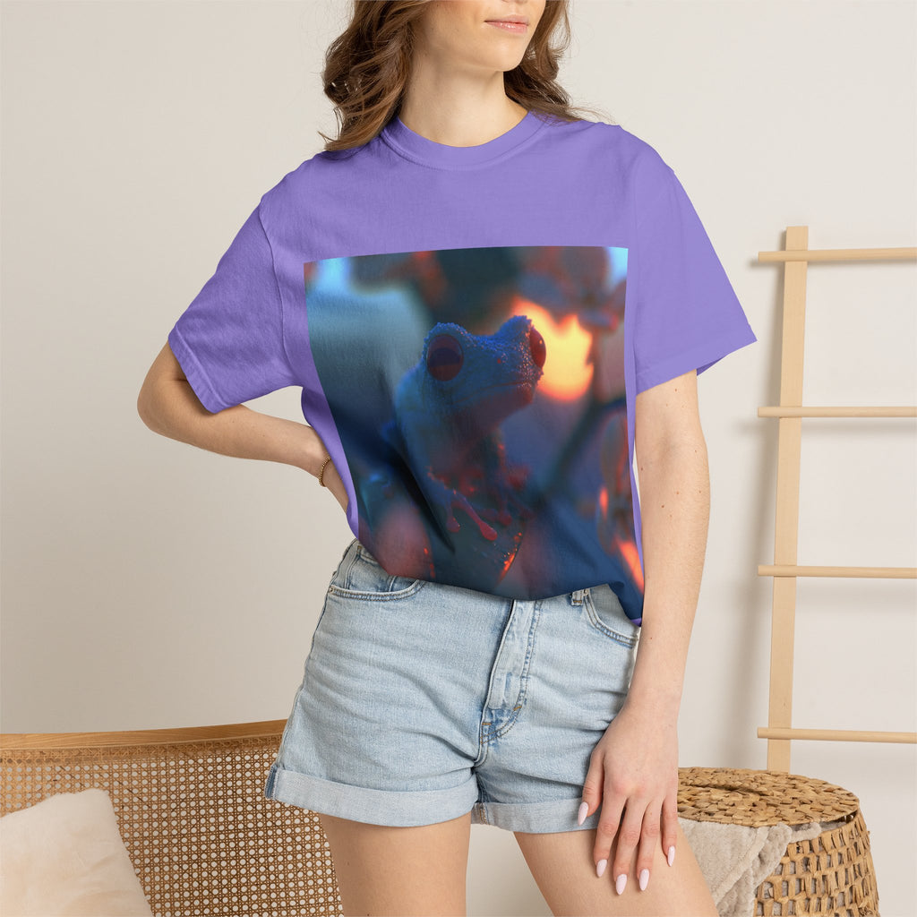 Sunset treefrog tee