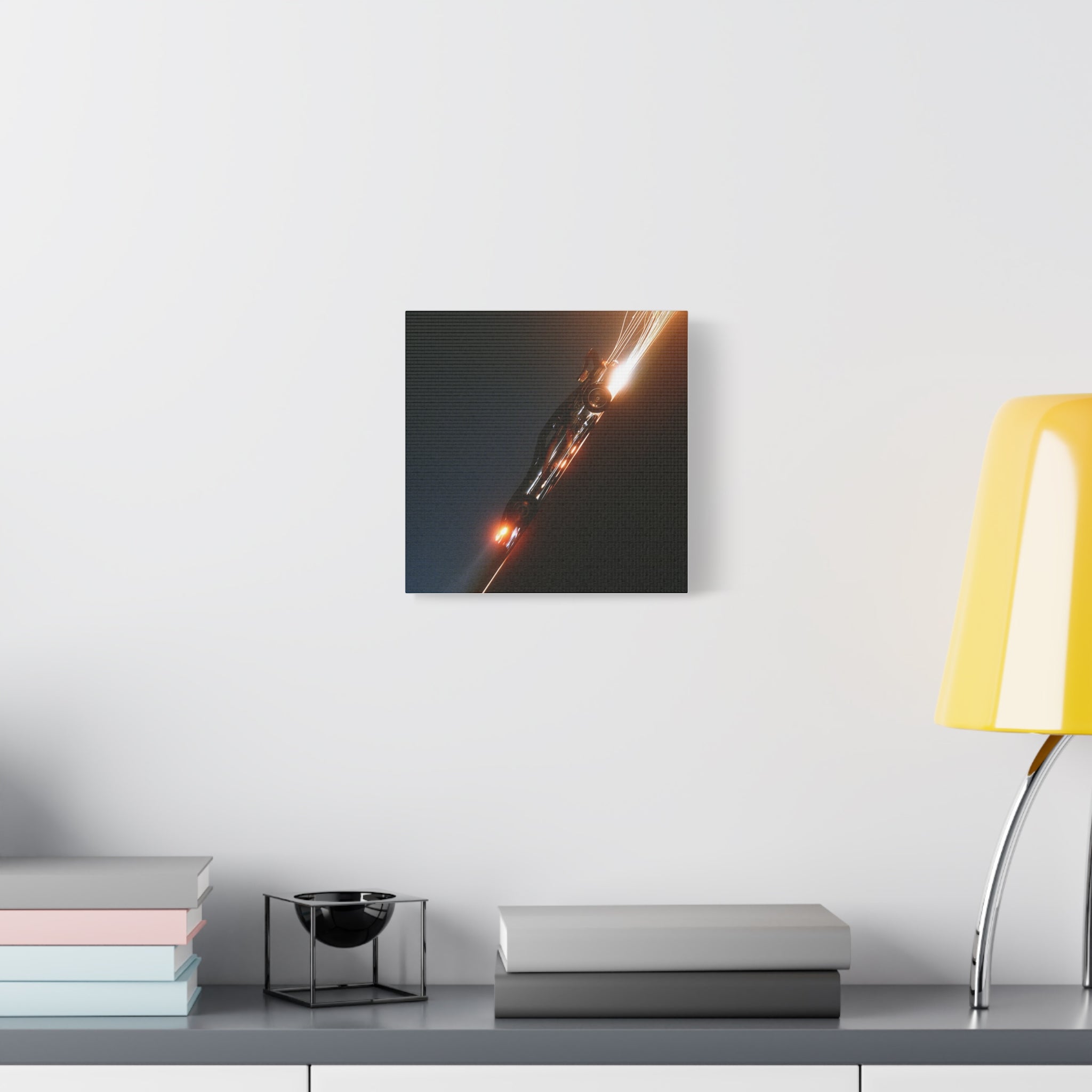 Speed matte canvas print