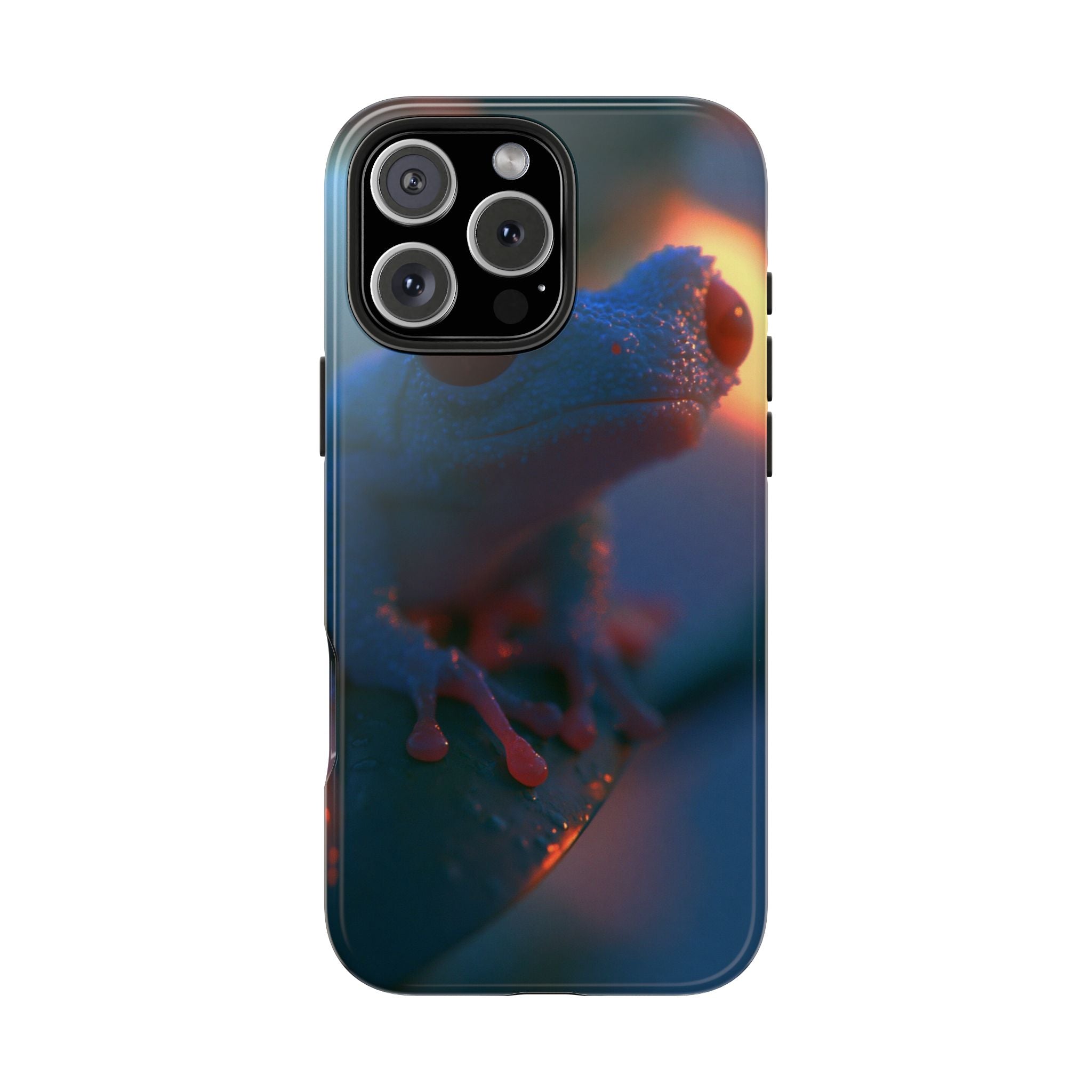 Sunset treefrog phone case