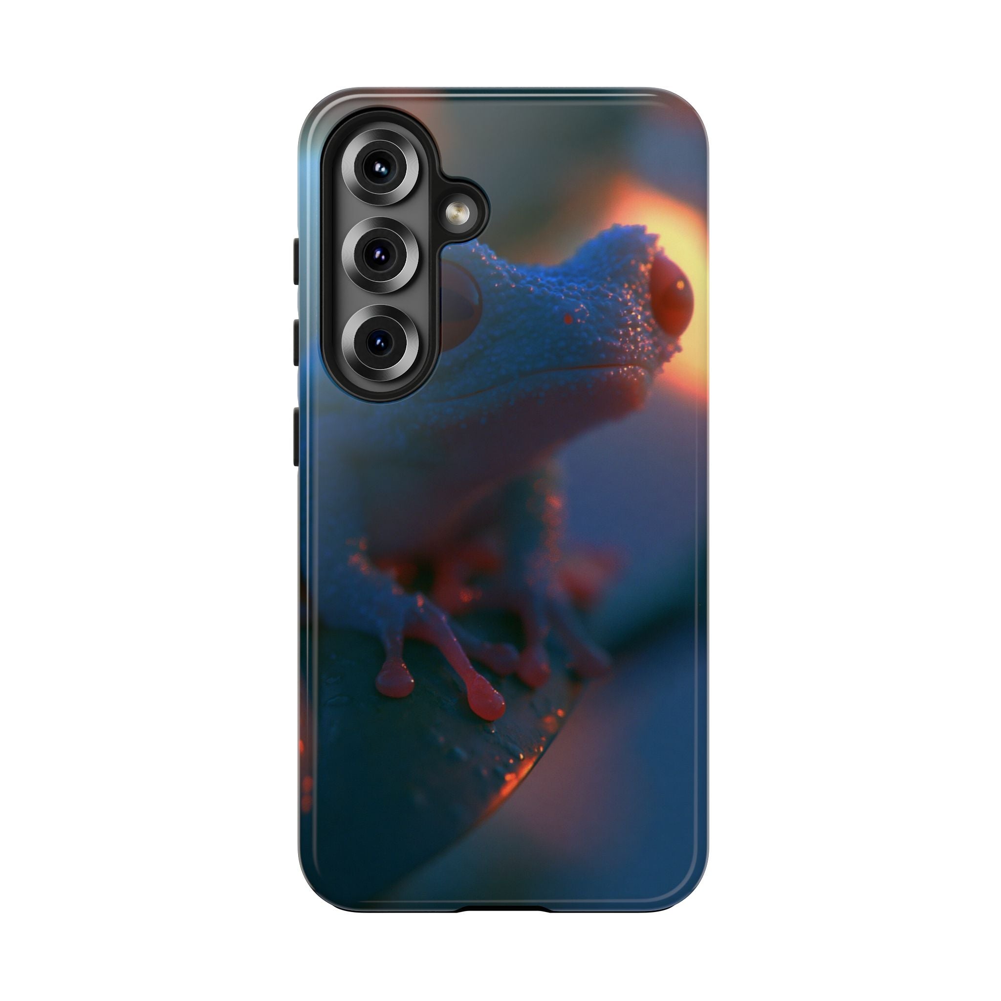 Sunset treefrog phone case