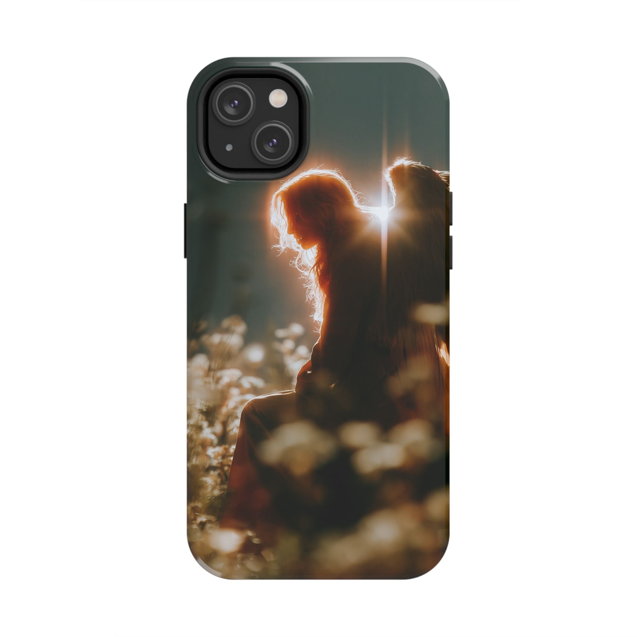 Thoughtful angel phone case
