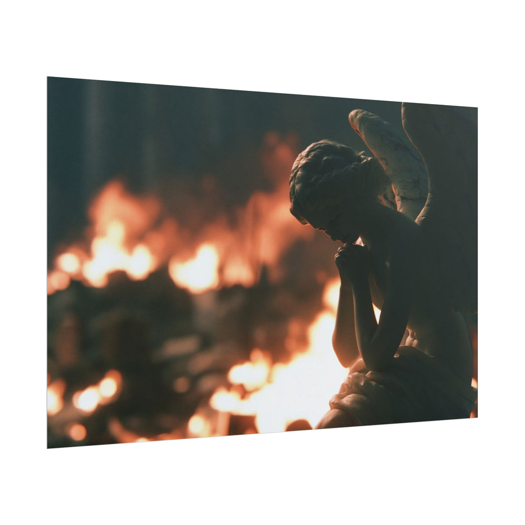 Mourning angel poster