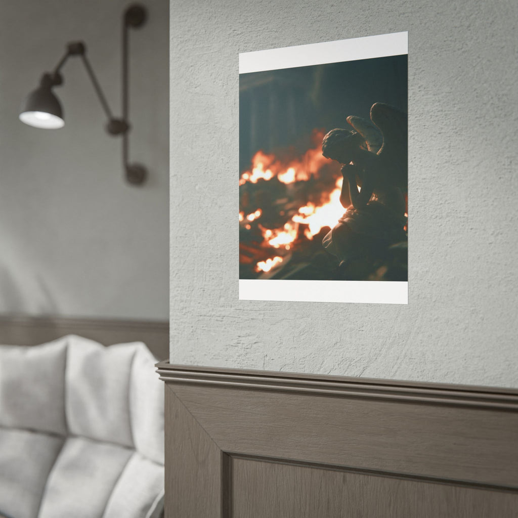 Mourning angel poster