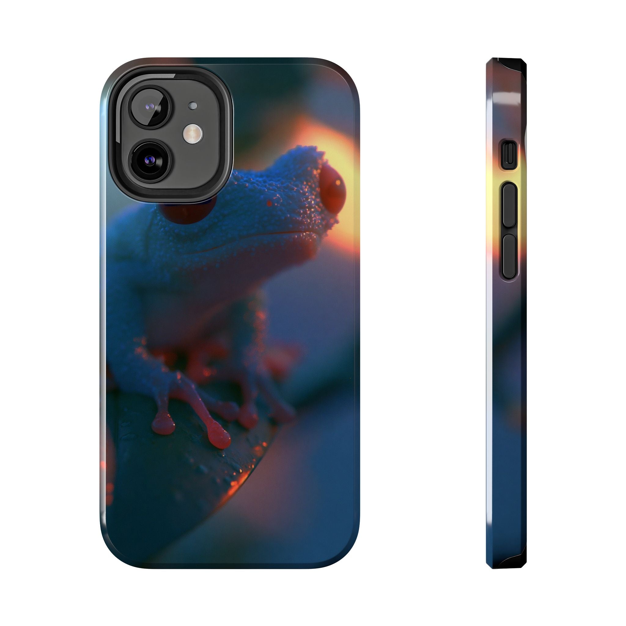 Sunset treefrog phone case