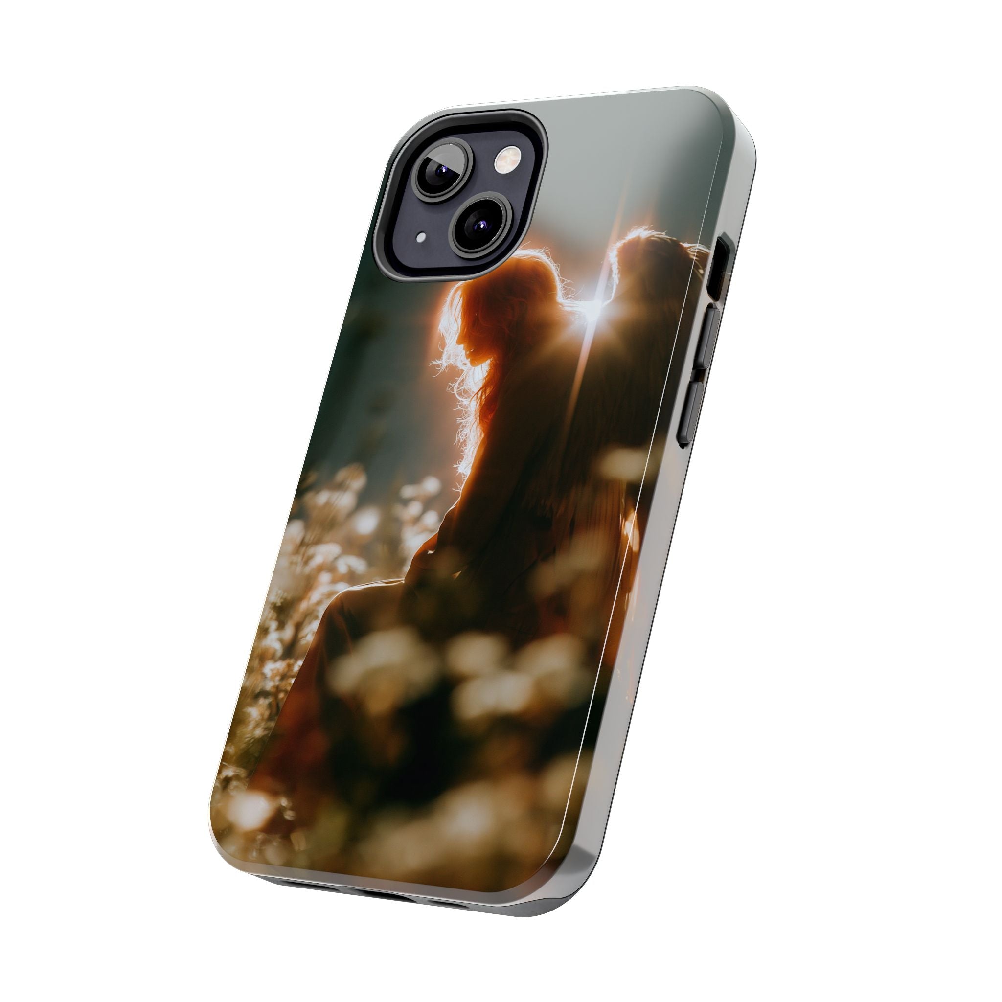 Thoughtful angel phone case