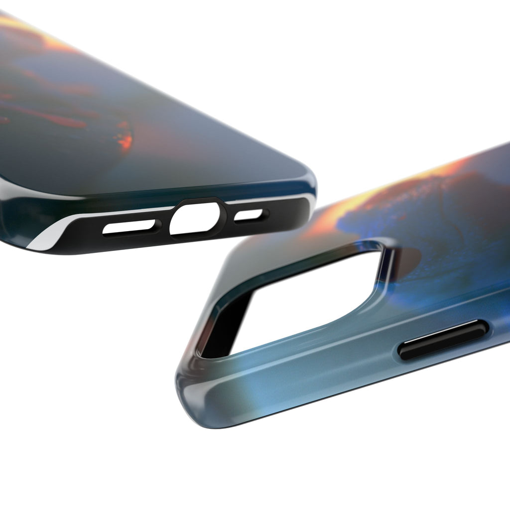 Sunset treefrog phone case