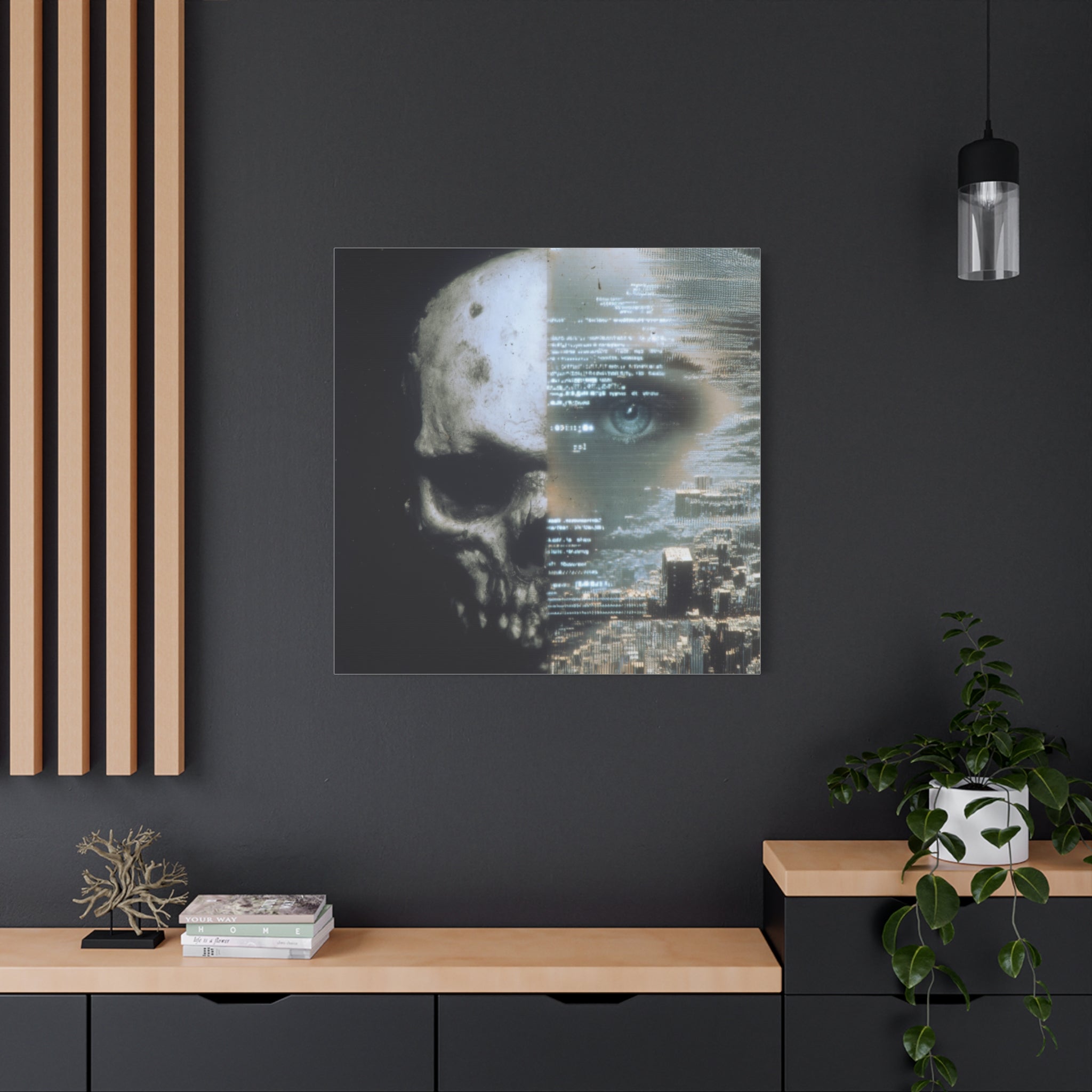 Dichotomy matte Canvas print