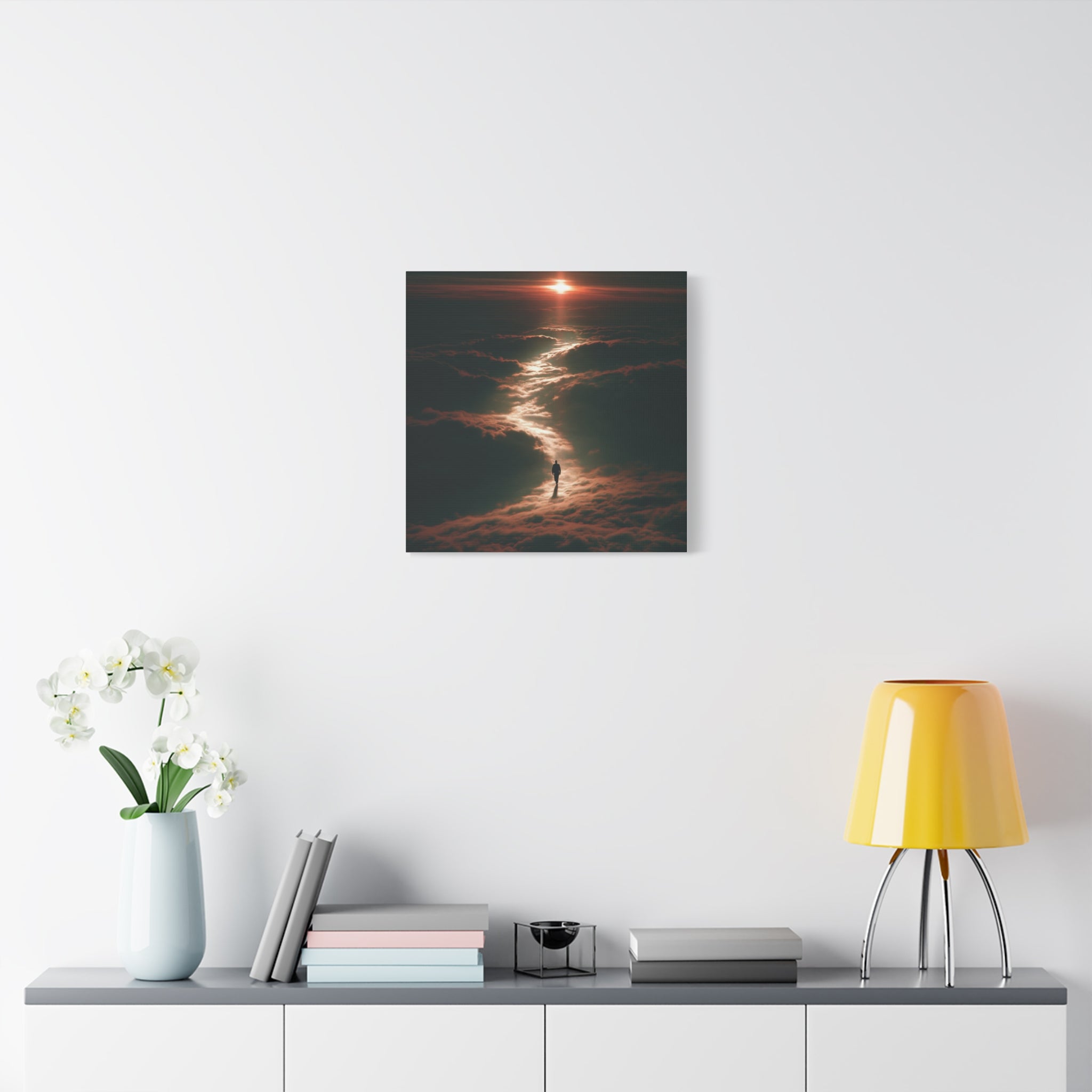 Cloud walker matte canvas print