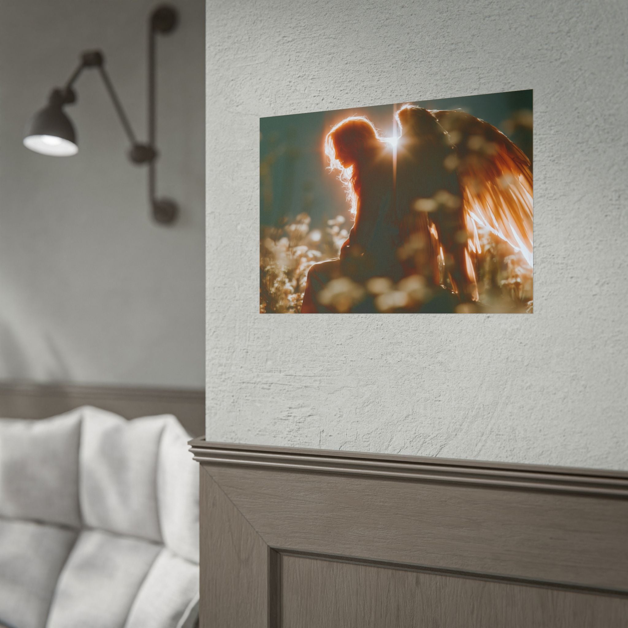 Thoughtful angel poster