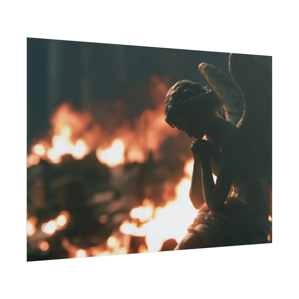 Mourning angel poster