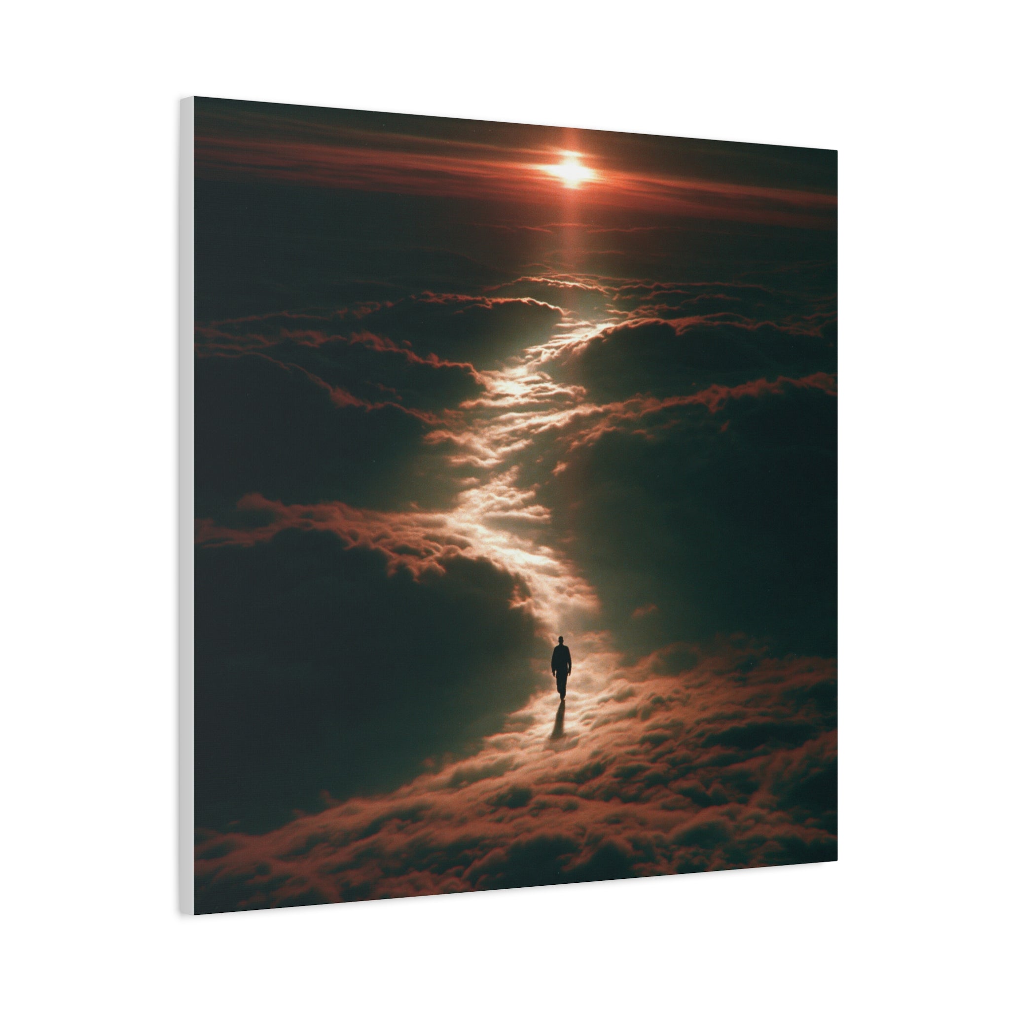 Cloud walker matte canvas print