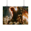 Thoughtful angel poster