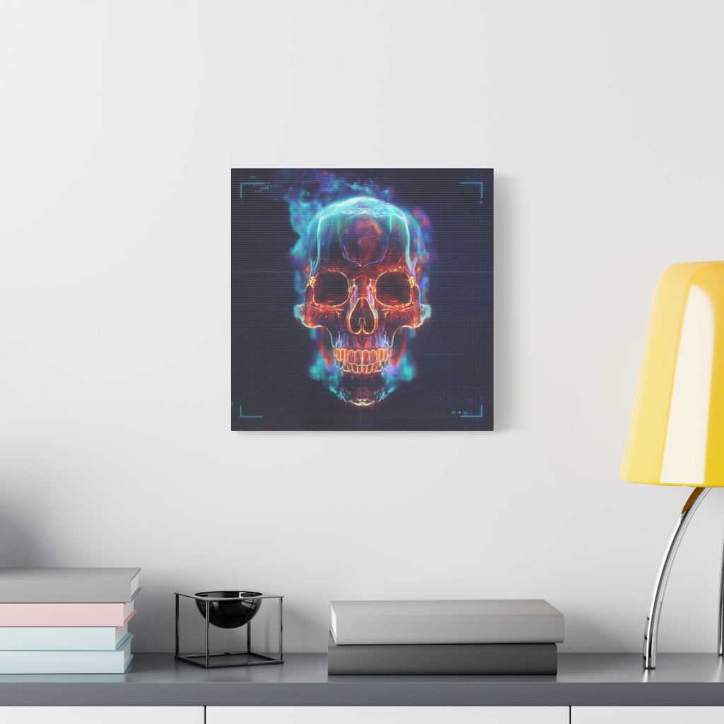 Heat signature matte canvas print