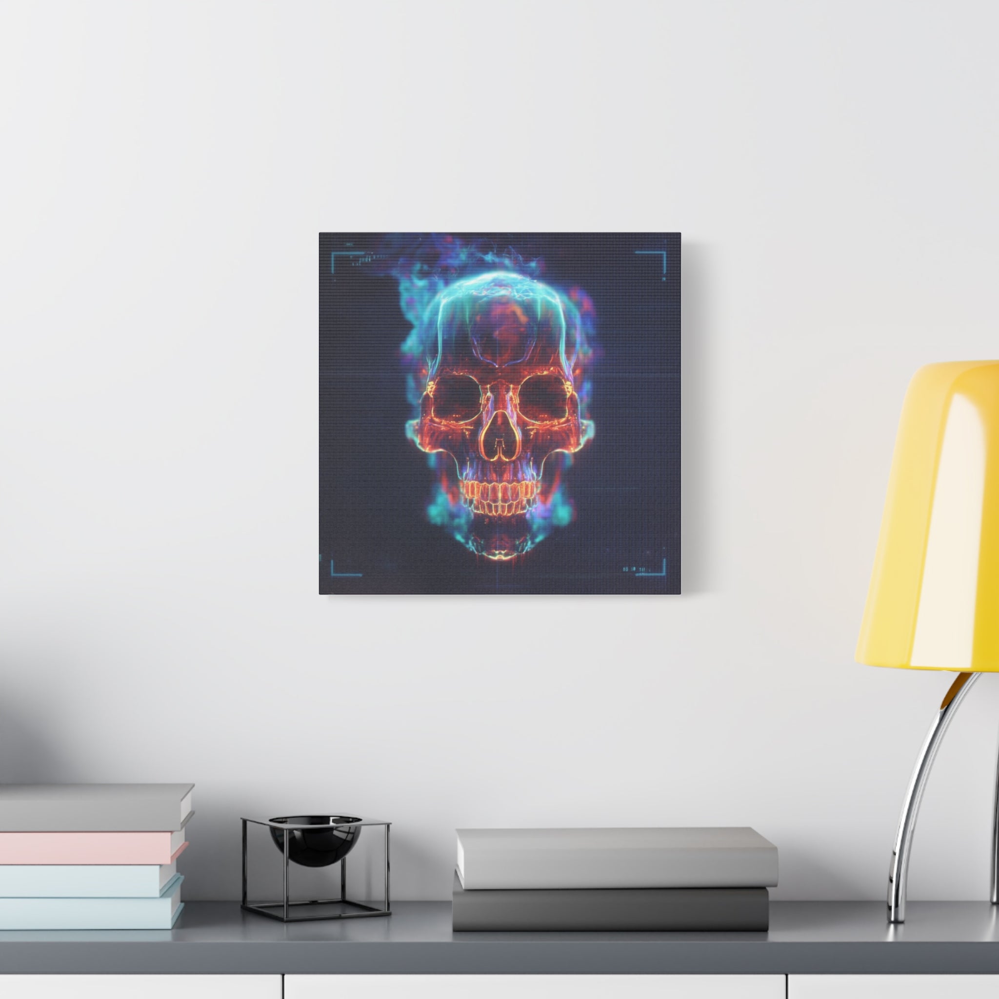 Heat signature matte canvas print