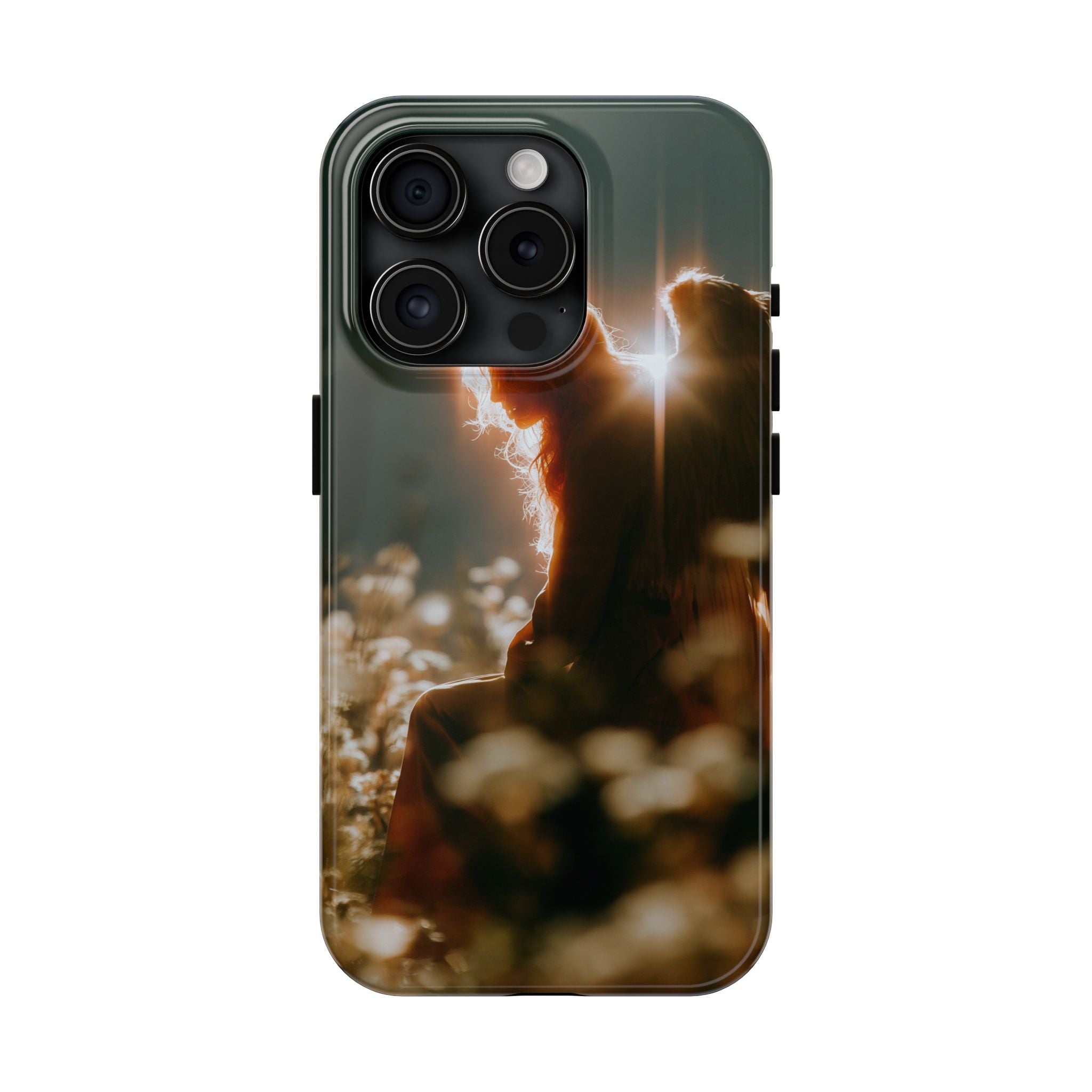 Thoughtful angel phone case