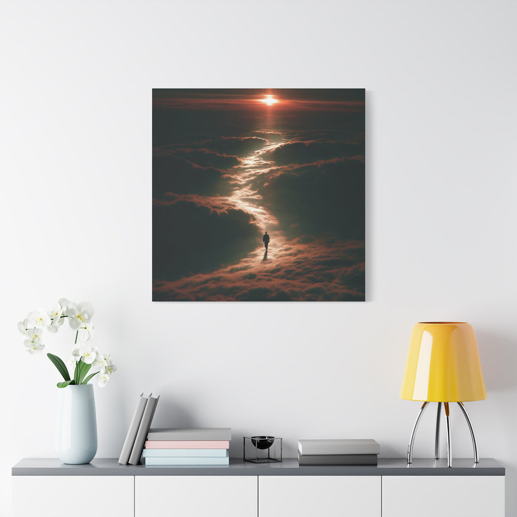 Cloud walker matte canvas print