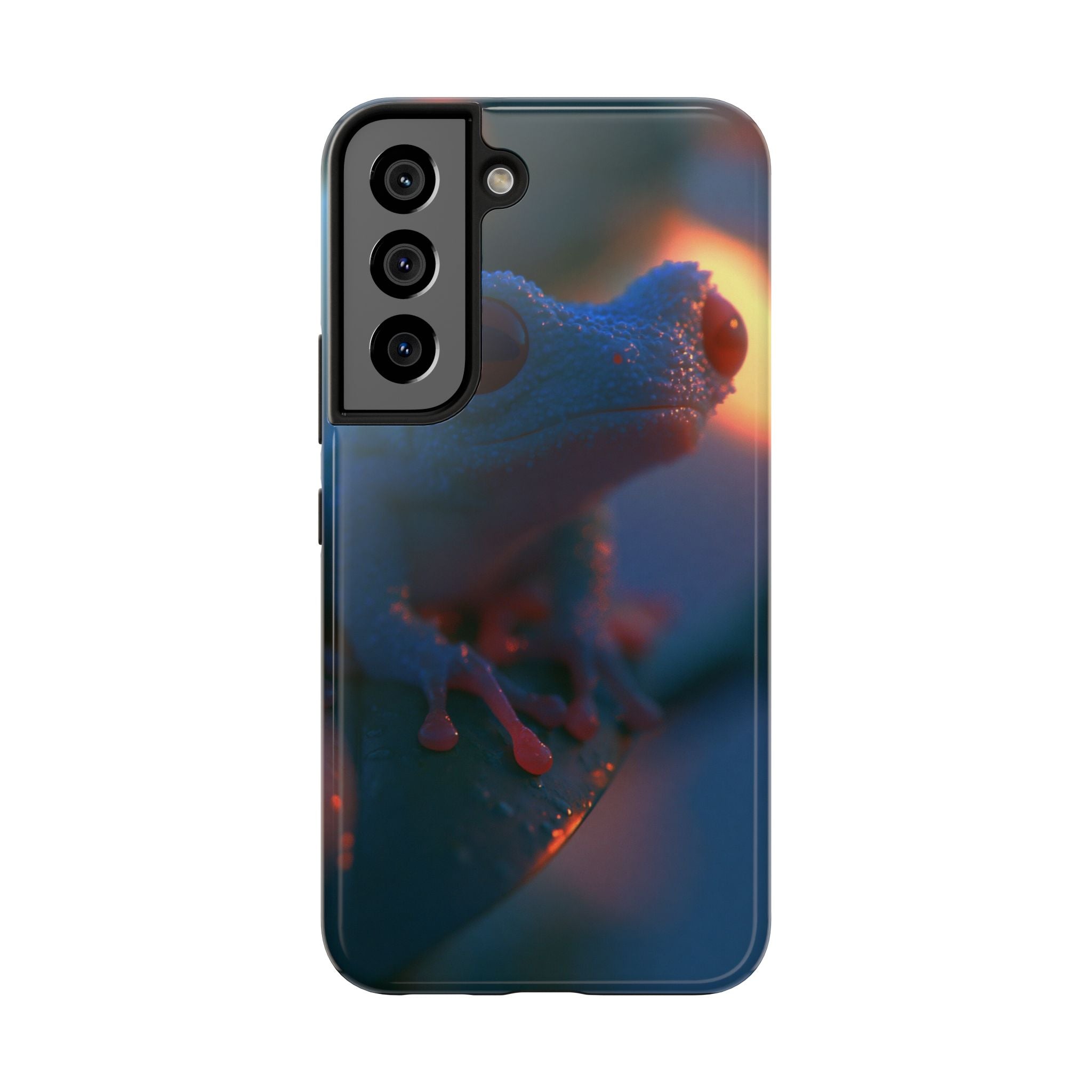 Sunset treefrog phone case
