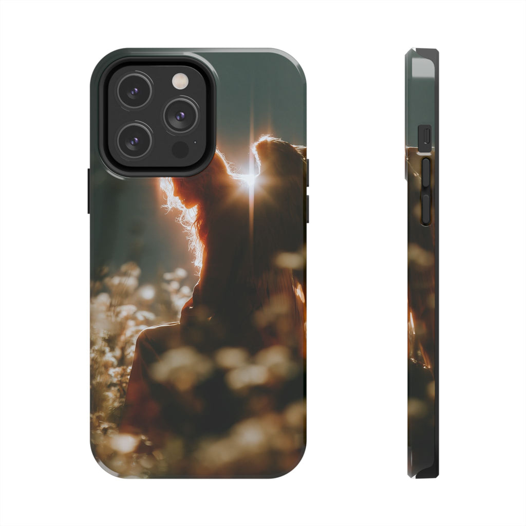 Thoughtful angel phone case