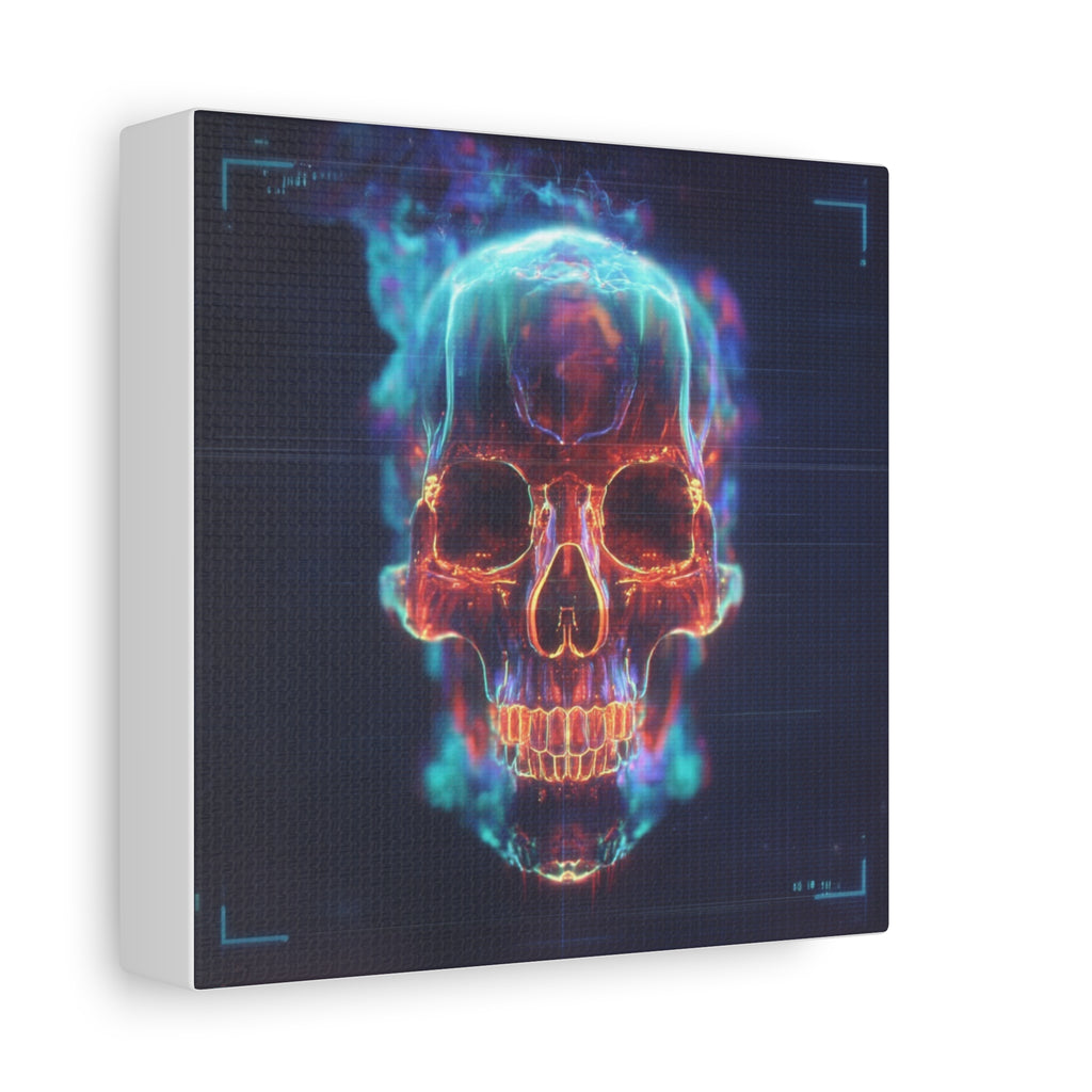 Heat signature matte canvas print