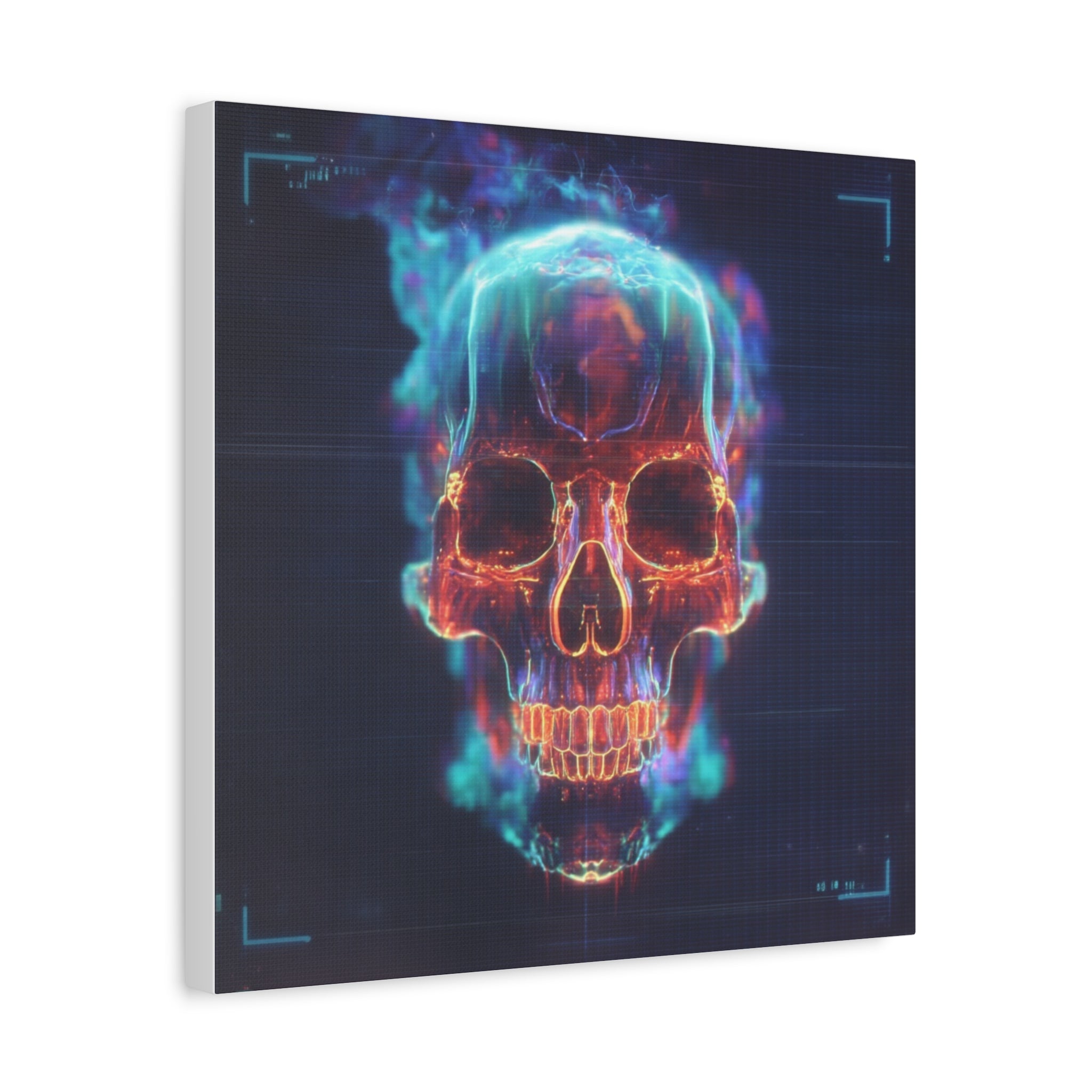 Heat signature matte canvas print